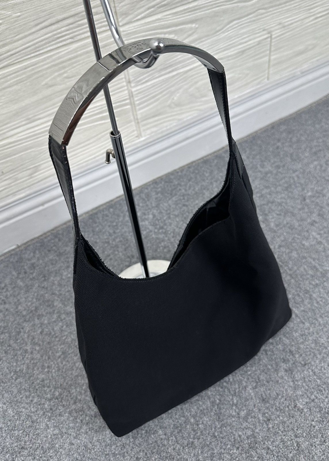 Gucci × Tom Ford Gucci - Tom ford - Hobo Bag Metal Handle Canvass - Black Size ONE SIZE - 3 Thumbnail