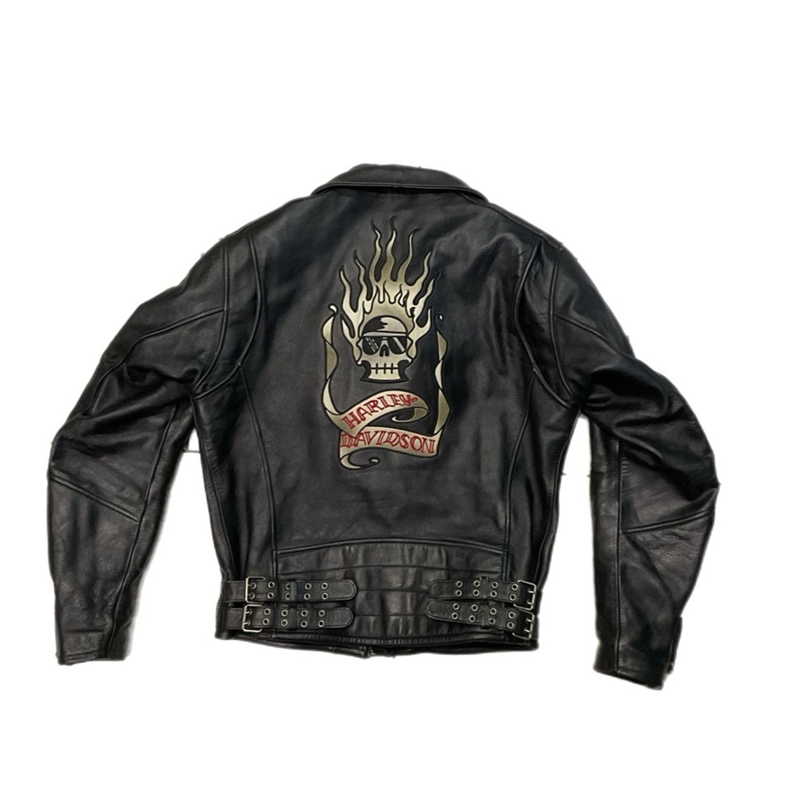 Harley Davidson Harley Davidson ‘Blazing Bones’ Leather Jacket Size US M / EU 48-50 / 2 - 2 Thumbnail