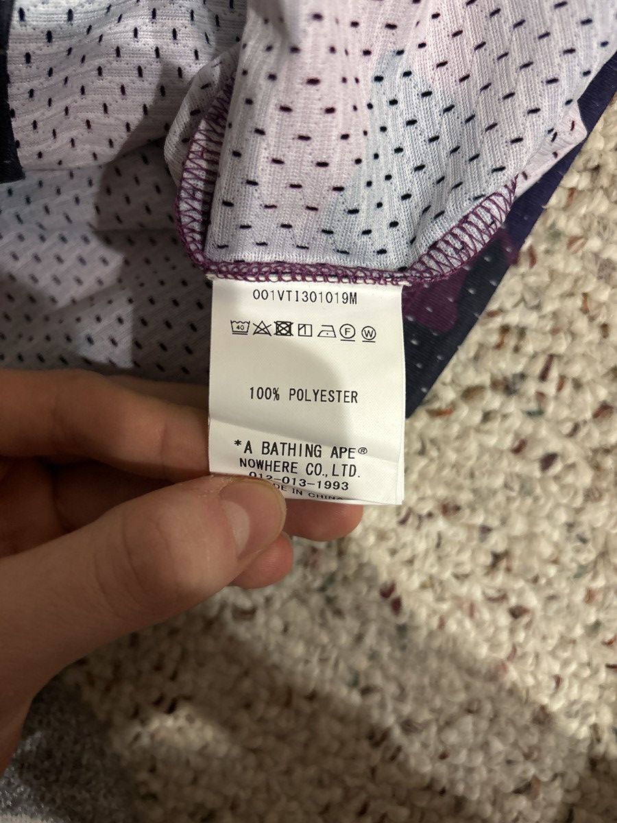 Bape Bape Purple Camo Basketball Jersey Size US M / EU 48-50 / 2 - 5 Thumbnail