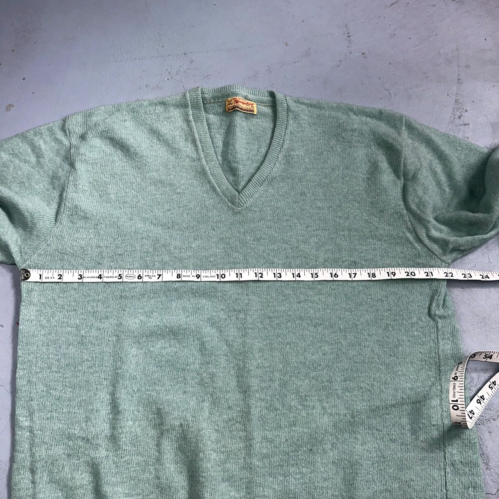 Altea VINTAGE Lord Jeff Knit Shirt 1950s Rockabilly Teal Green XL Men’s Wool Knit 1950s Lord Jeff Mens XL Teal Green Rockabilly Knit Shirt Size US XL / EU 56 / 4 - 6 Thumbnail