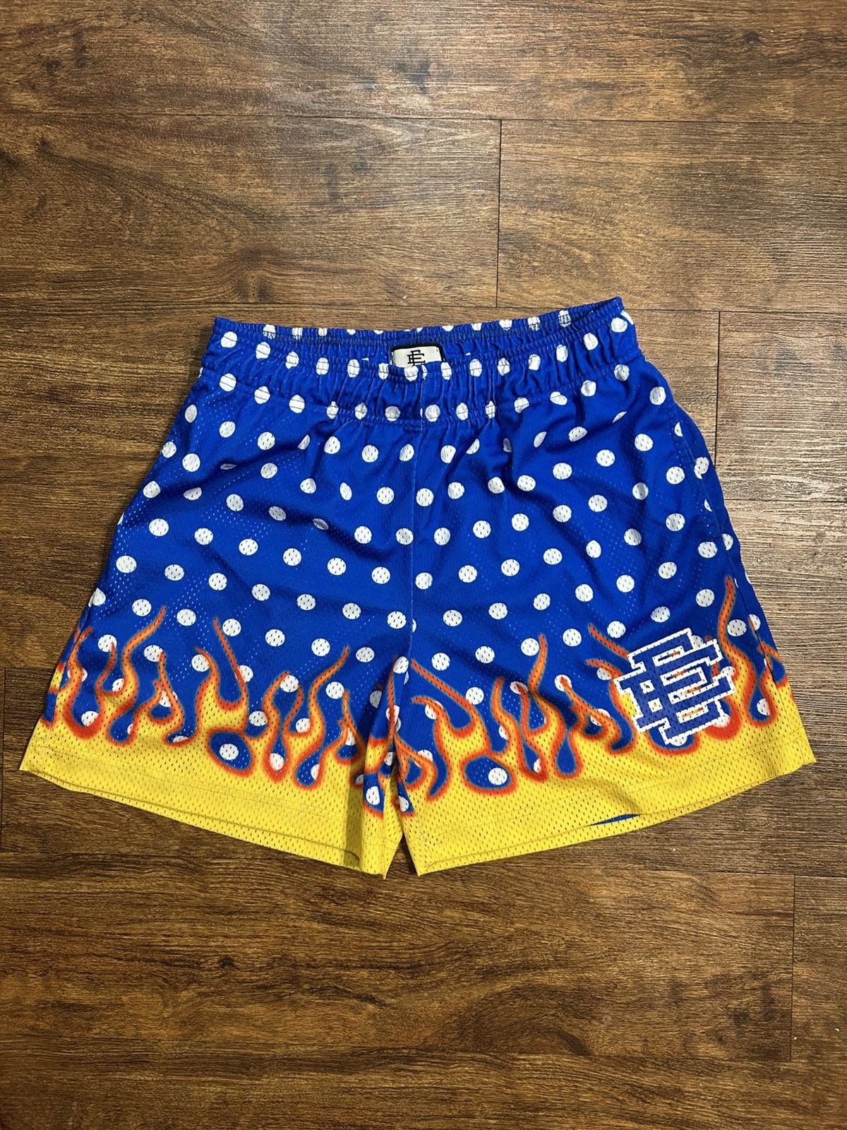 Eric Emanuel Polka Dot Flame Shorts