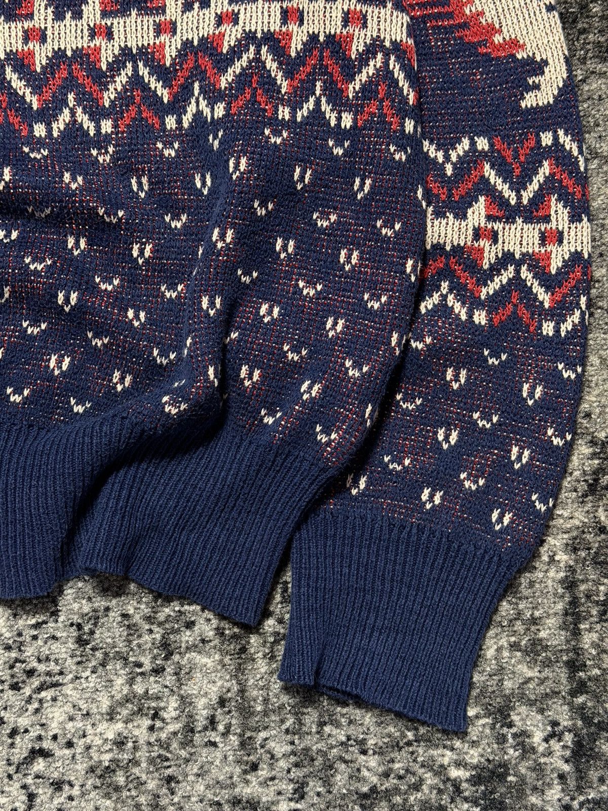 Polo Ralph Lauren vintage Polo Ralph Lauren Aztec Eagle linen sweater 2000s Size US L / EU 52-54 / 3 - 7 Thumbnail