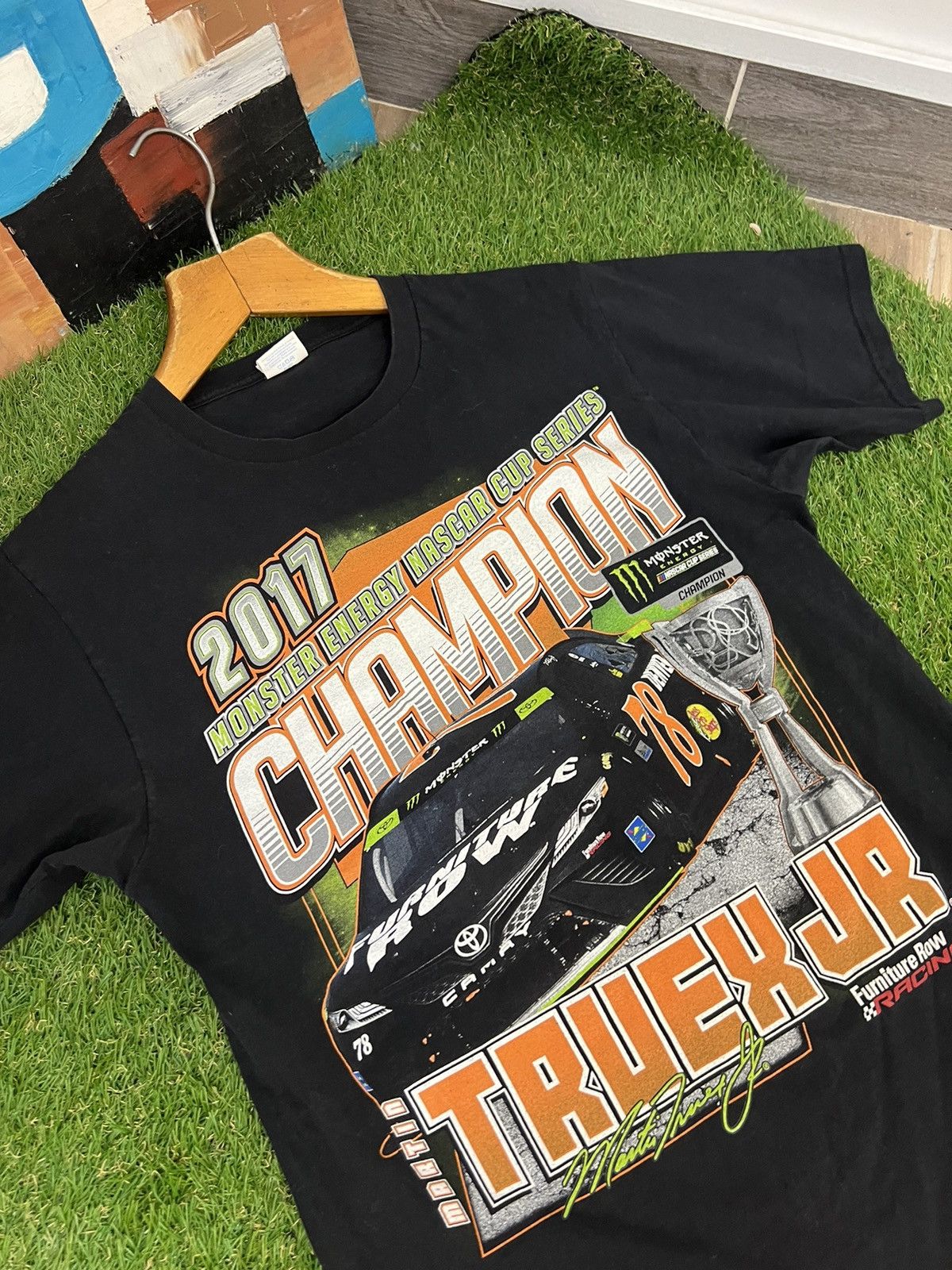 NASCAR Vintage NASCAR Monster Energy Racing T Shirt XL Y2K Stussy Size US S / EU 44-46 / 1 - 4 Thumbnail