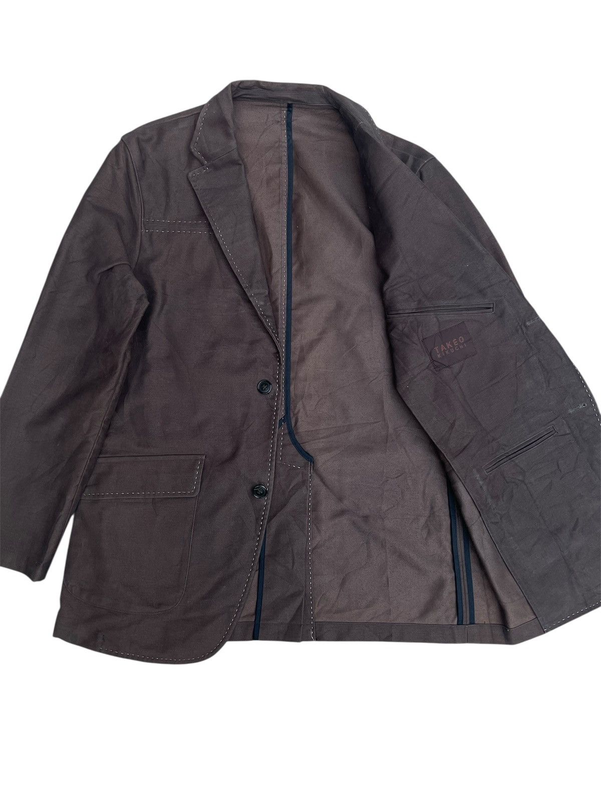 Takeo Kikuchi Takeo Kikuchi Brown Blazer Jacket – Japanese Tailoring Size US S / EU 44-46 / 1 - 4 Thumbnail