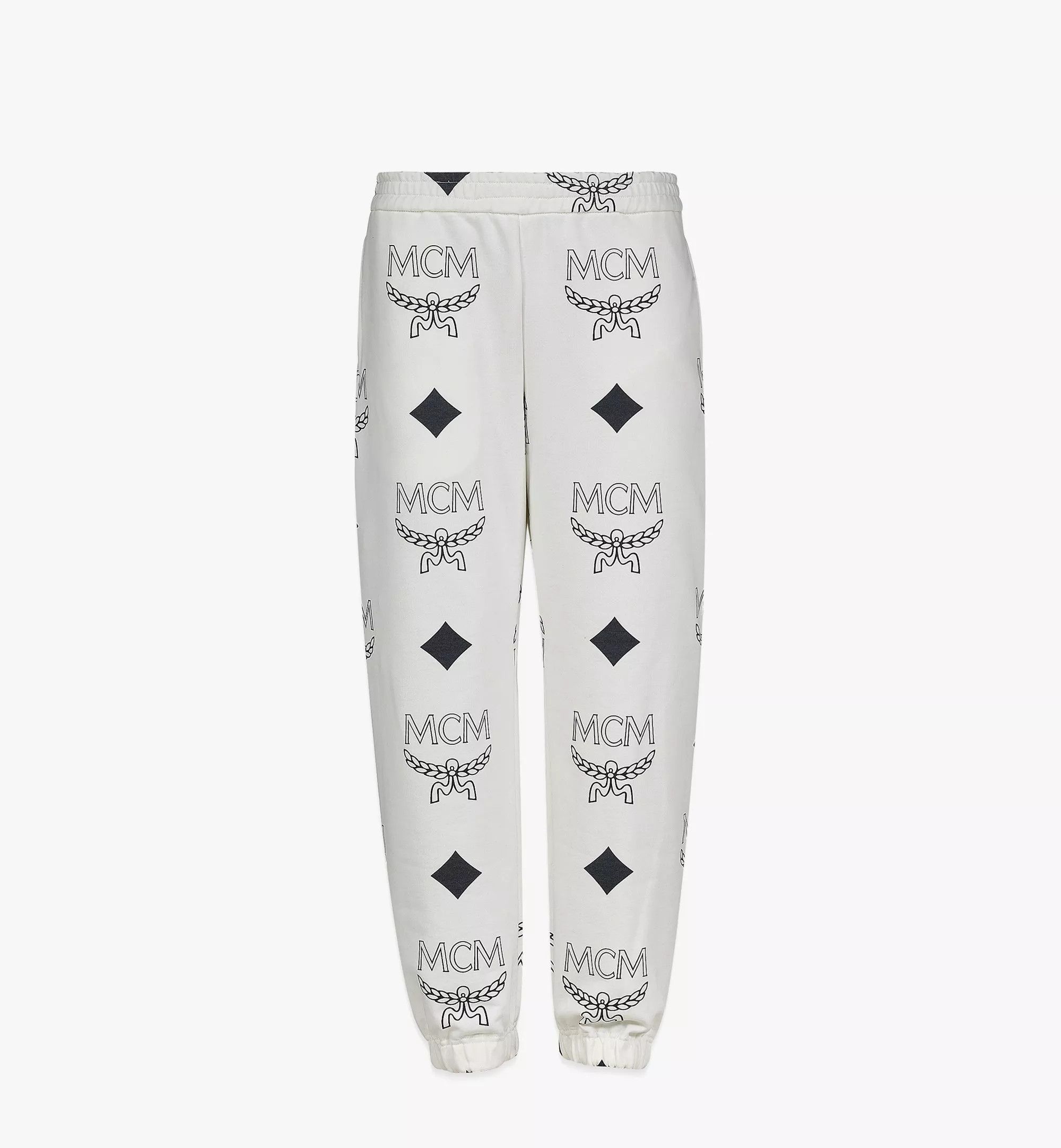 MCM o1mt1gz0325 Long Pant in White/Black Size US 30 / EU 46 - 1 Thumbnail