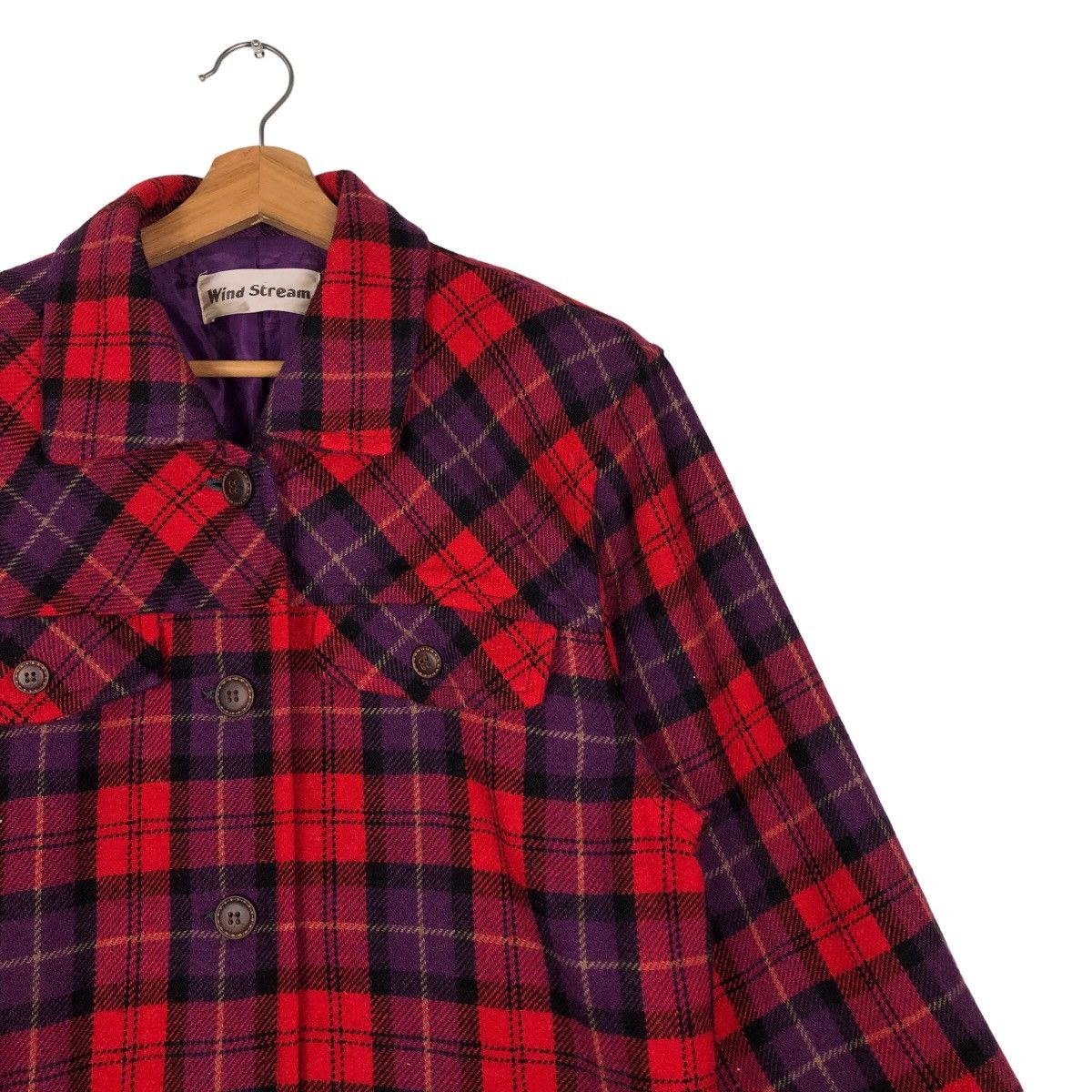Japanese Brand 🔥Vtg Tartan Design Punk Jacket Style Wind Stream Japan Size US M / EU 48-50 / 2 - 4 Thumbnail