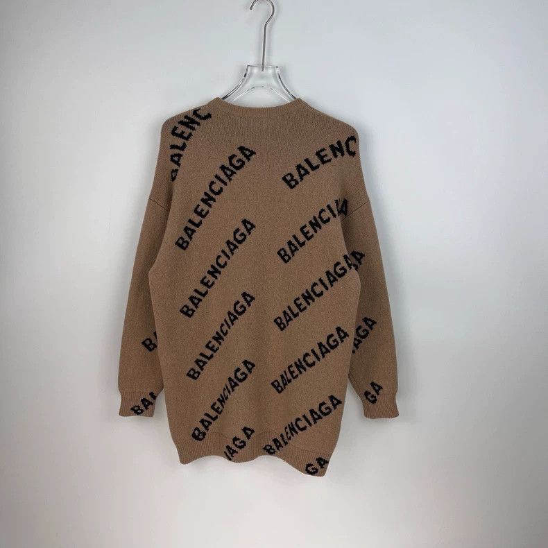 Balenciaga Balenciaga camel colored bullet screen logo wool sweater-25 Size US XS / EU 42 / 0 - 4 Thumbnail