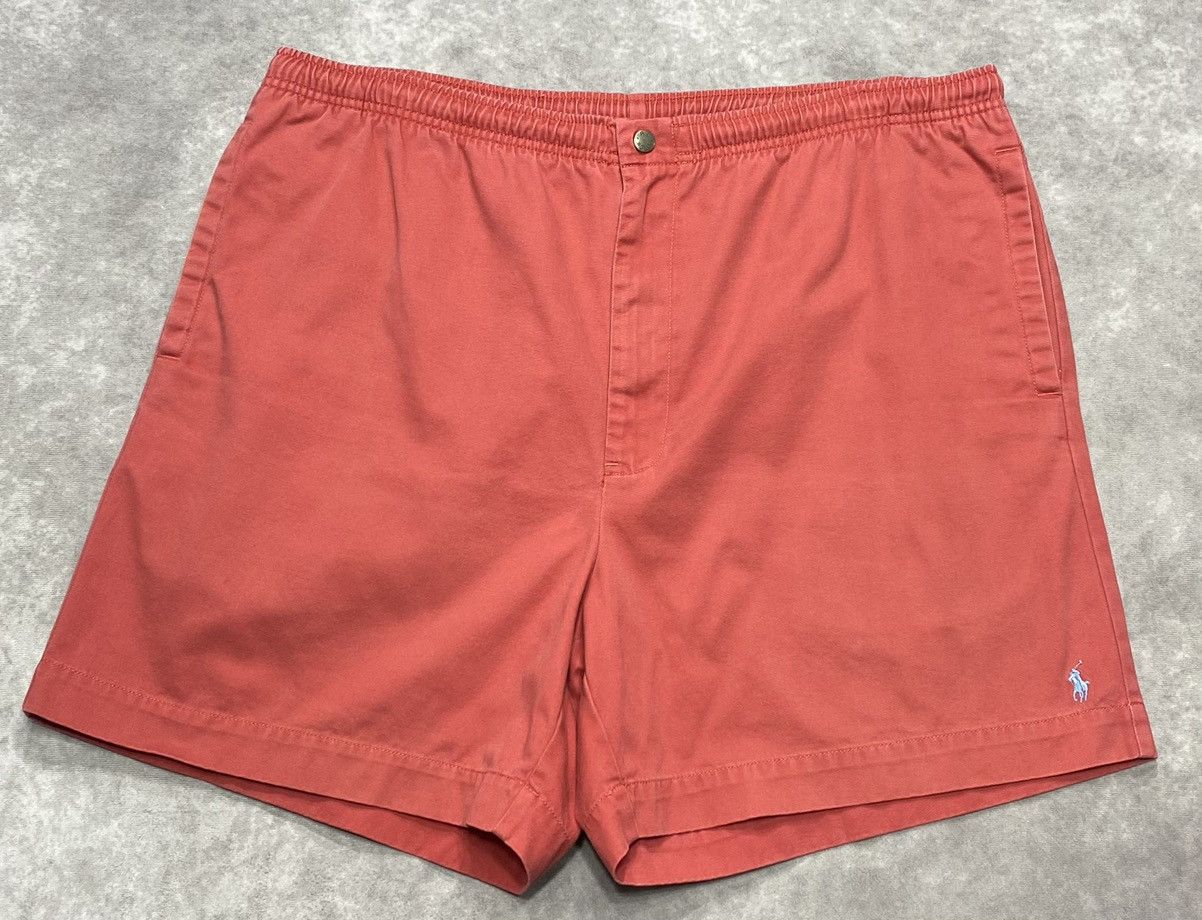 Polo Ralph Lauren Vintage Polo Ralph Lauren Washed Red Shorts Size US 36 / EU 52 - 1 Thumbnail