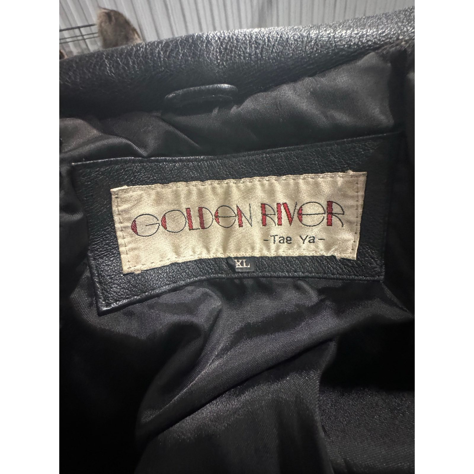 Vintage VTG LEATHER COAT Size XL / US 12-14 / IT 48-50 - 5 Thumbnail