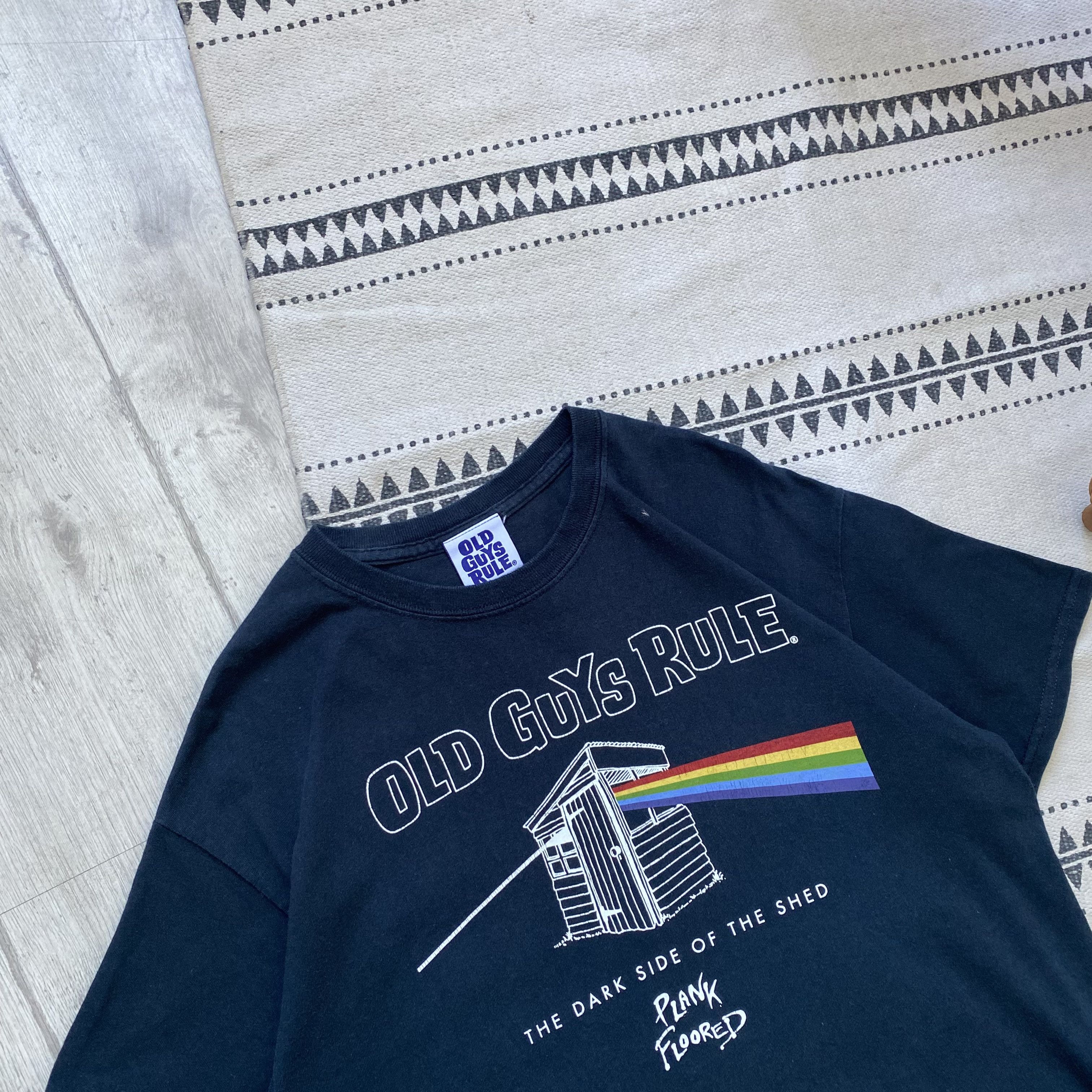 Pink Floyd Vintage Pink Floyd Tee Humor Old Guys Rule rock band Size US M / EU 48-50 / 2 - 2 Thumbnail