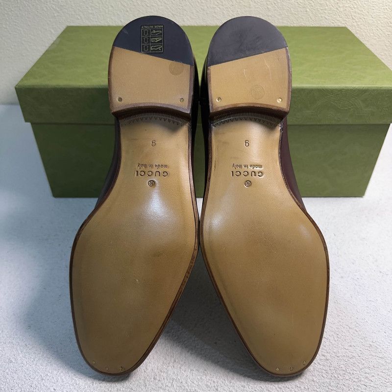 Gucci Gucci Maroon Horsebit Casual Shoes for Men - Size US 9.5 / EU 42-43 - 4 Thumbnail