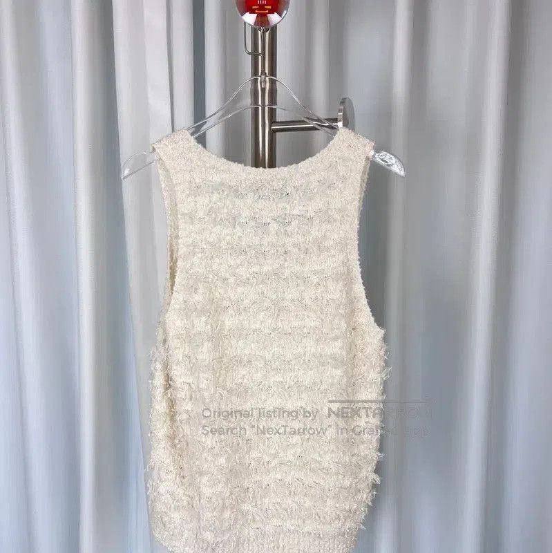 Dior Dior White Women's Sweater Tank Top . Size XL / US 12-14 / IT 48-50 - 3 Thumbnail