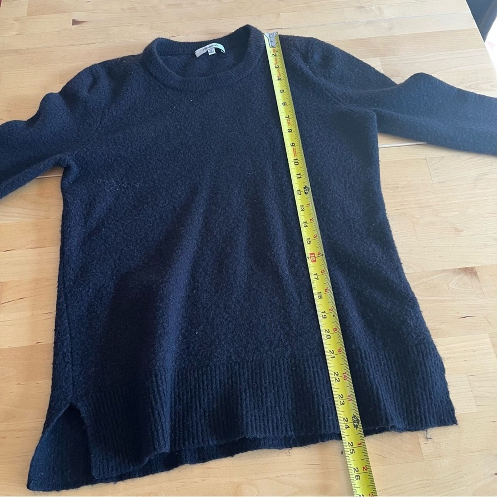 Madewell Madewell Women's Black Merino Wool & Alpaca Sweater Size M Size M / US 6-8 / IT 42-44 - 8 Thumbnail