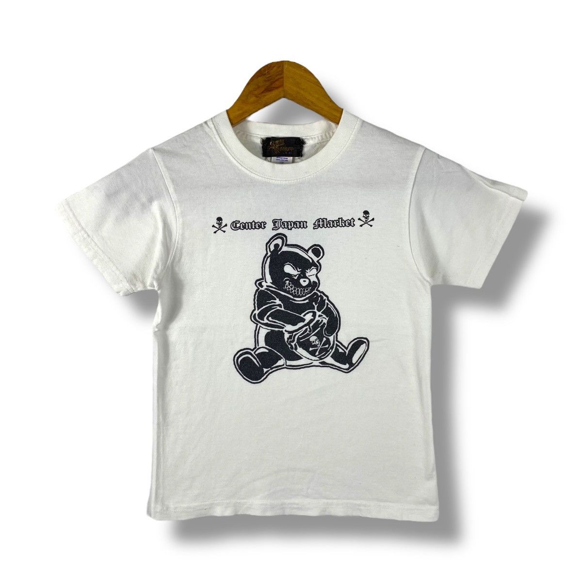 Japanese Brand Vintage GANG ROCKER Center Japan Market Graphic Tee Shirt Size US XS / EU 42 / 0 - 1 Thumbnail
