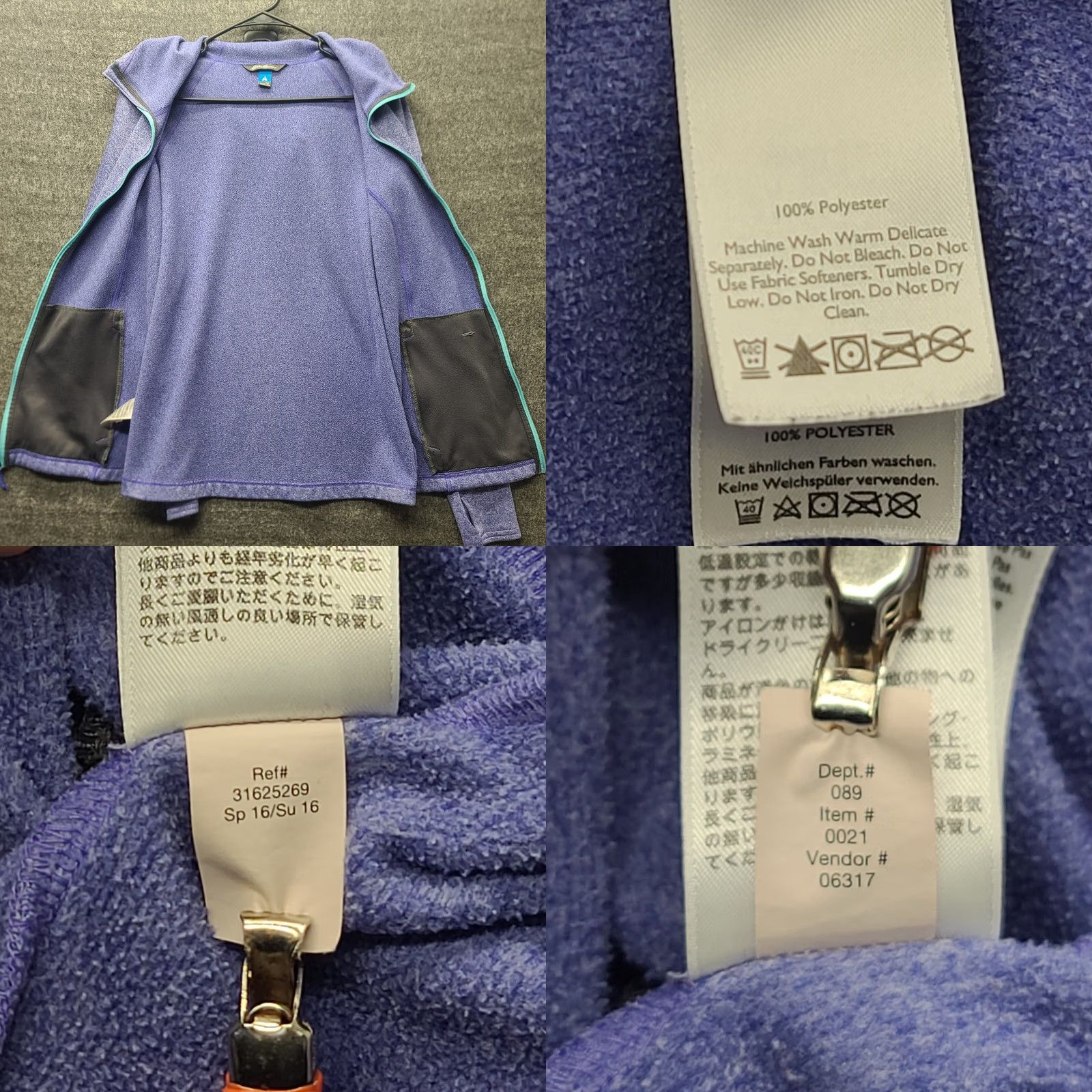 Eddie Bauer Eddie Bauer First Ascent Hoodie Womens M Tall Regular Fit Full Zip Gorpcore Hoodie Womens M Purple Full Zip Zipper Pockets Lightweight Outdoor 90s? Size M / US 6-8 / IT 42-44 - 9 Thumbnail