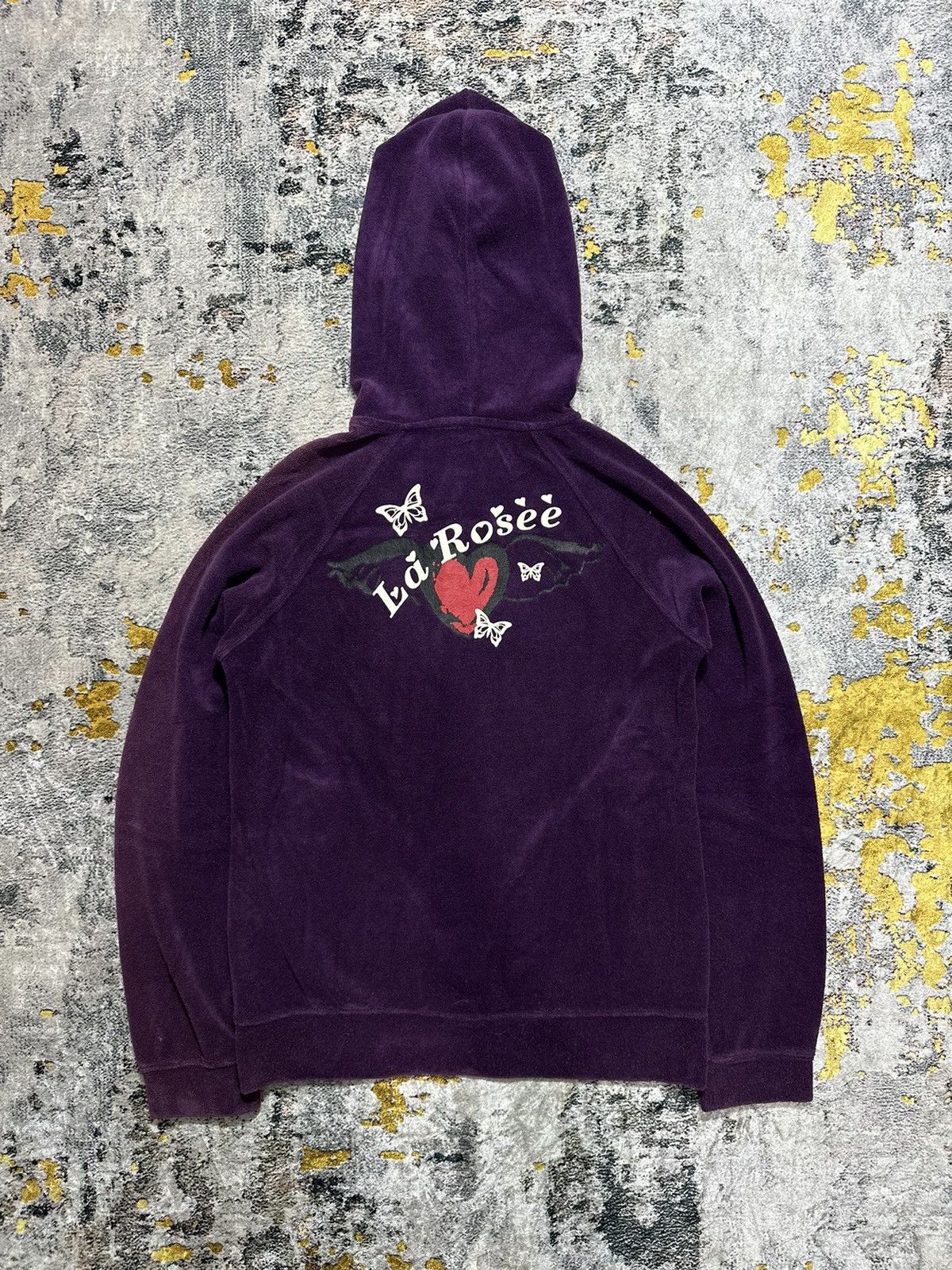 Beauty Beast LA ROSE HEART LIKE A VELVET ZIP HOODIE IFSIX LGB STYLE Size S / US 4 / IT 40 - 2 Thumbnail