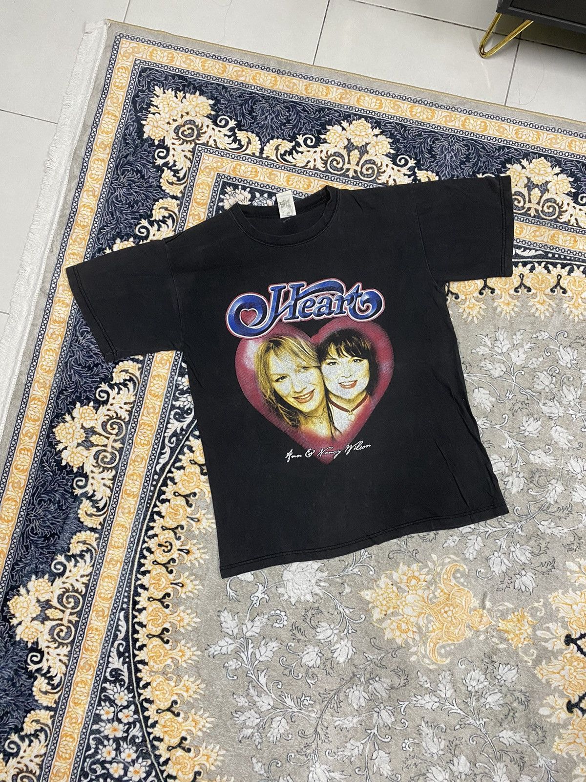 Band Tees × Vintage VINTAGE BAND HEARTS AMERICA SUMMER TOUR 90s RARE TEE Size US M / EU 48-50 / 2 - 1 Thumbnail
