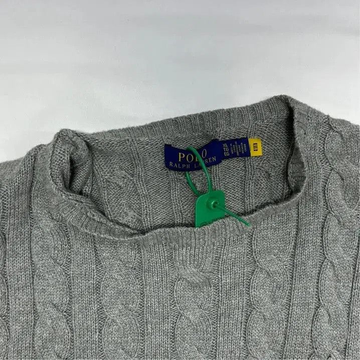 Polo Ralph Lauren Polo Ralph Lauren Men's Gray Cable Knit Sweater. Size US XL / EU 56 / 4 - 6 Thumbnail