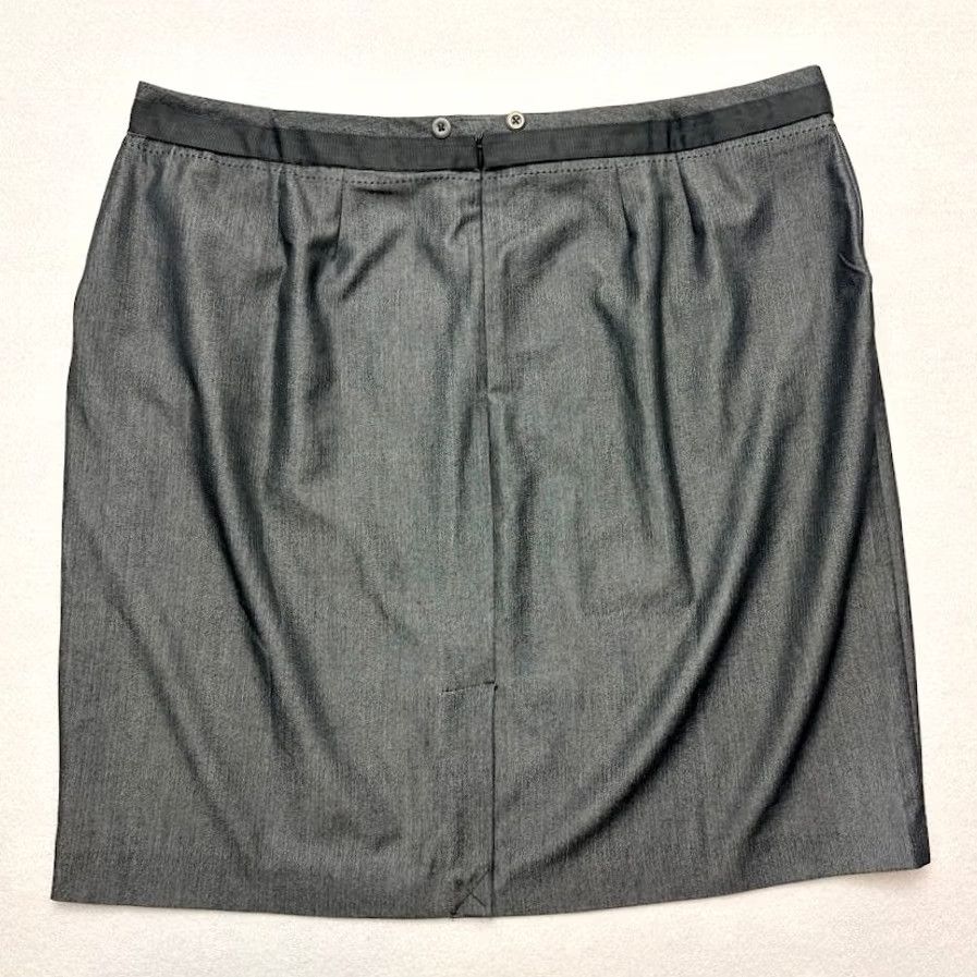 Avenue VINTAGE Avenue Dark Gray Pencil Skirt NWT Knee Length Career Skirt Women's Plus Size 24 Womens Size 42" / US 20 - 2 Thumbnail