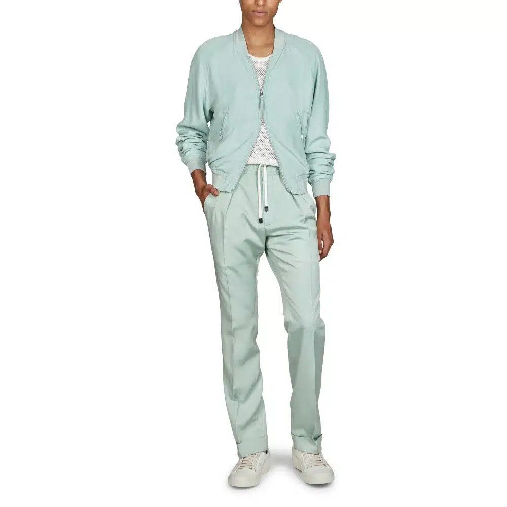 Tom Ford o1loc1c0525 PLZJ01 Viscose Drawstring Austin Pant Size US 34 / EU 50 - 4 Thumbnail