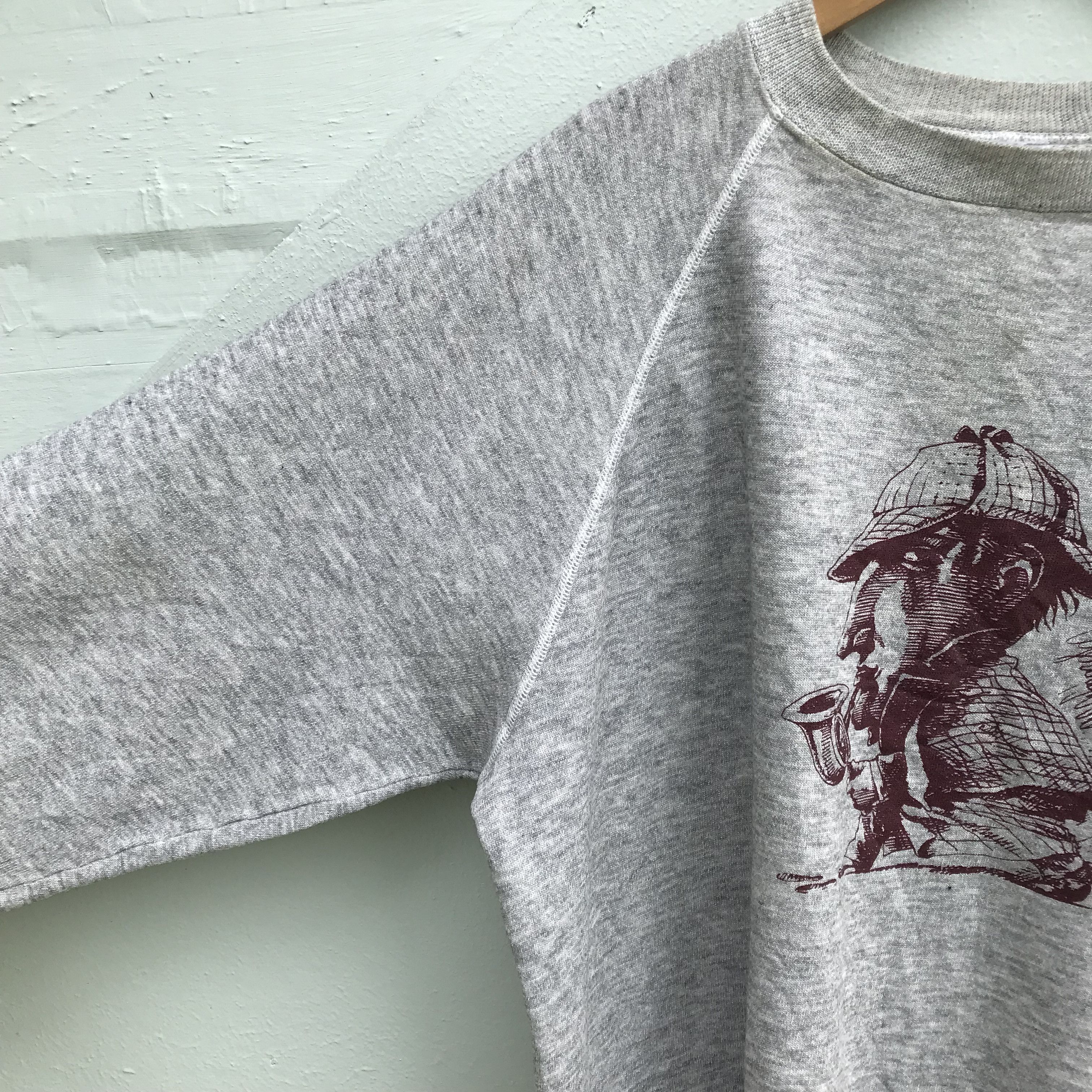 Japanese Brand Vintage Sherlock Holmes Pullover Sweatshirt 90s Size US XL / EU 56 / 4 - 4 Thumbnail