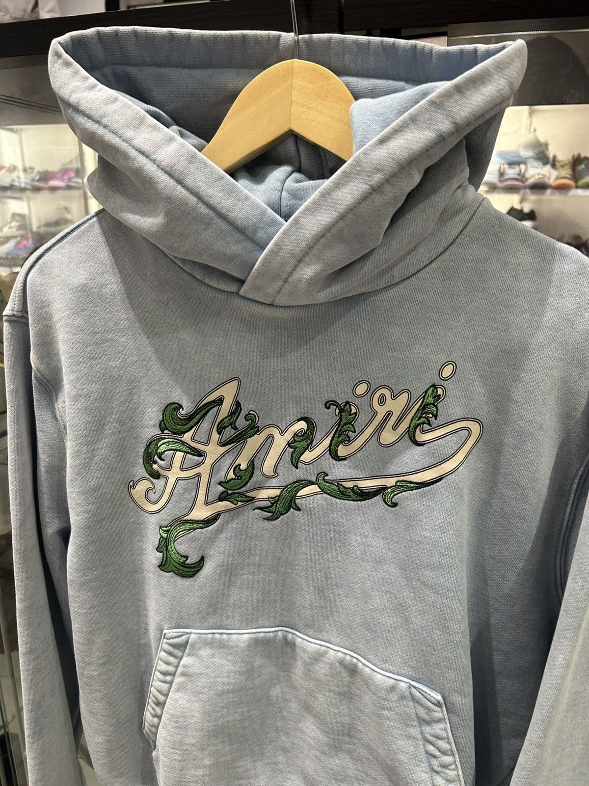 Amiri Amiri Blue Filigree hoodie blue Size US XS / EU 42 / 0 - 2 Thumbnail