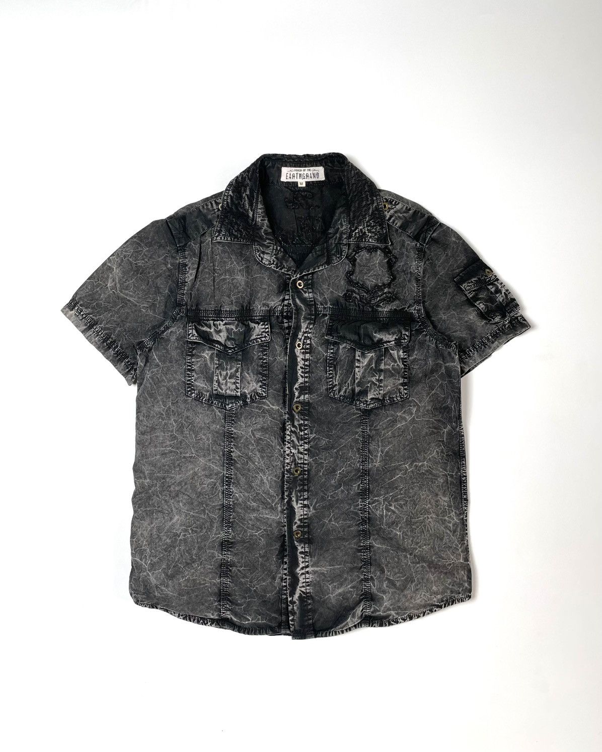 If Six Was Nine Earthgrand Y2k Poem Acid Shirt Size US M / EU 48-50 / 2 - 1 Thumbnail