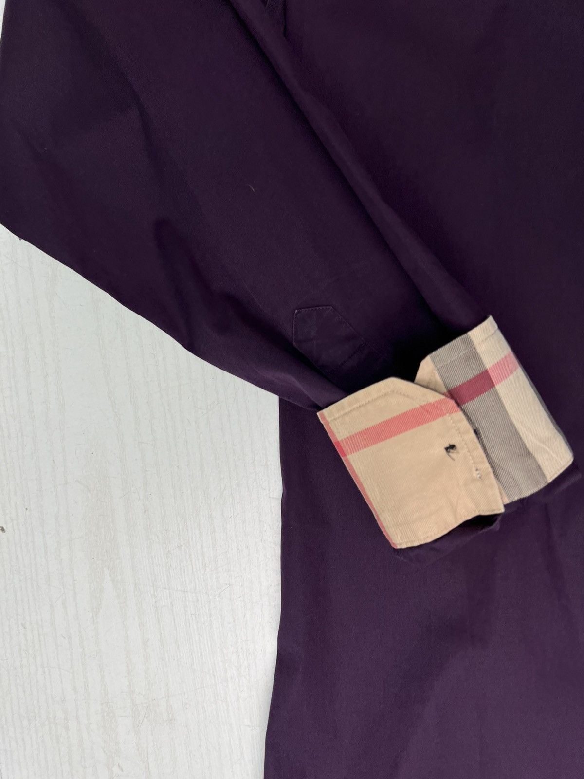 Burberry × Designer Burberry Nova Check Purple Size US M / EU 48-50 / 2 - 2 Thumbnail