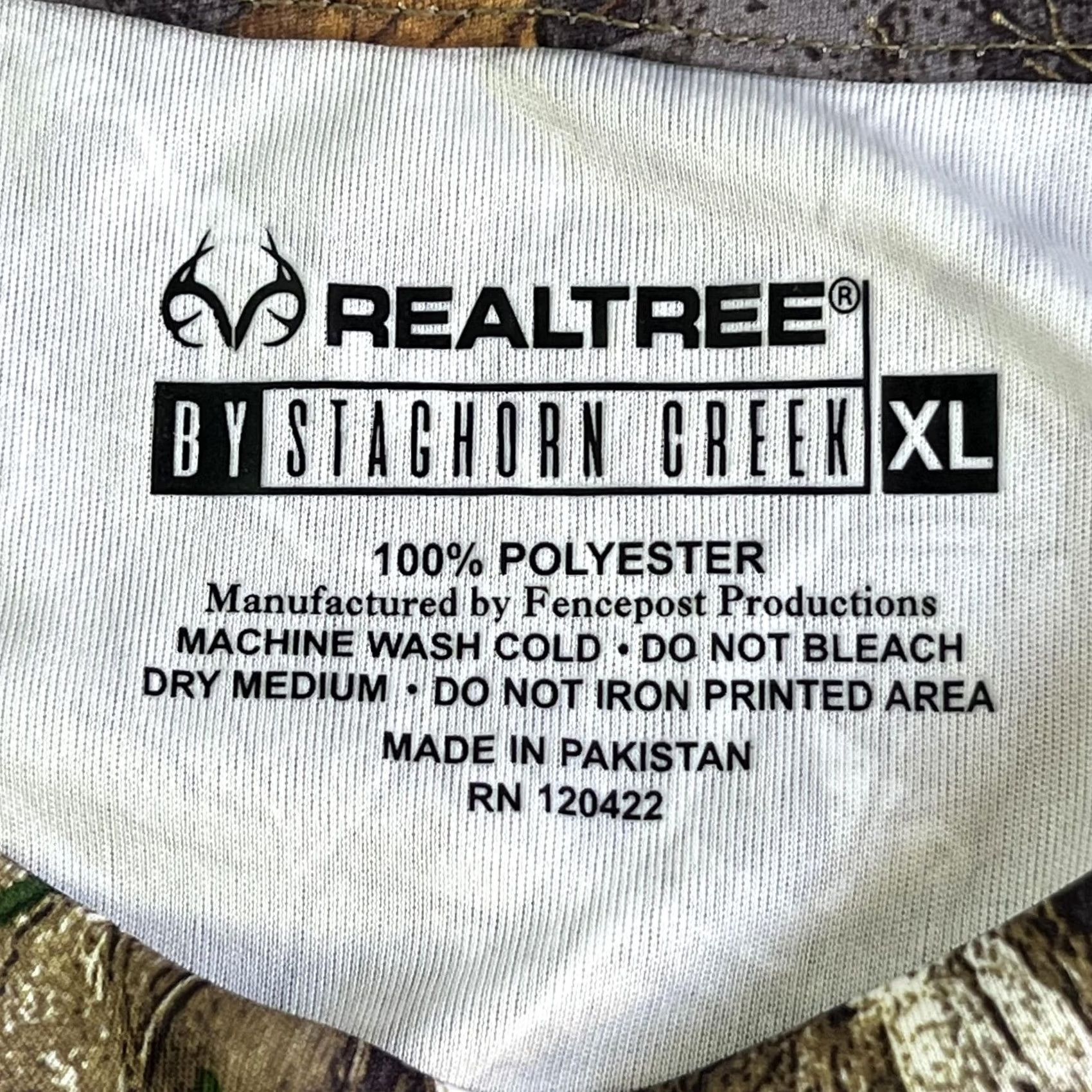 Realtree Realtree Edge Camouflage Shirt Mens XL Brown Long Sleeve Hunting Base Layer Top Size US XL / EU 56 / 4 - 5 Thumbnail