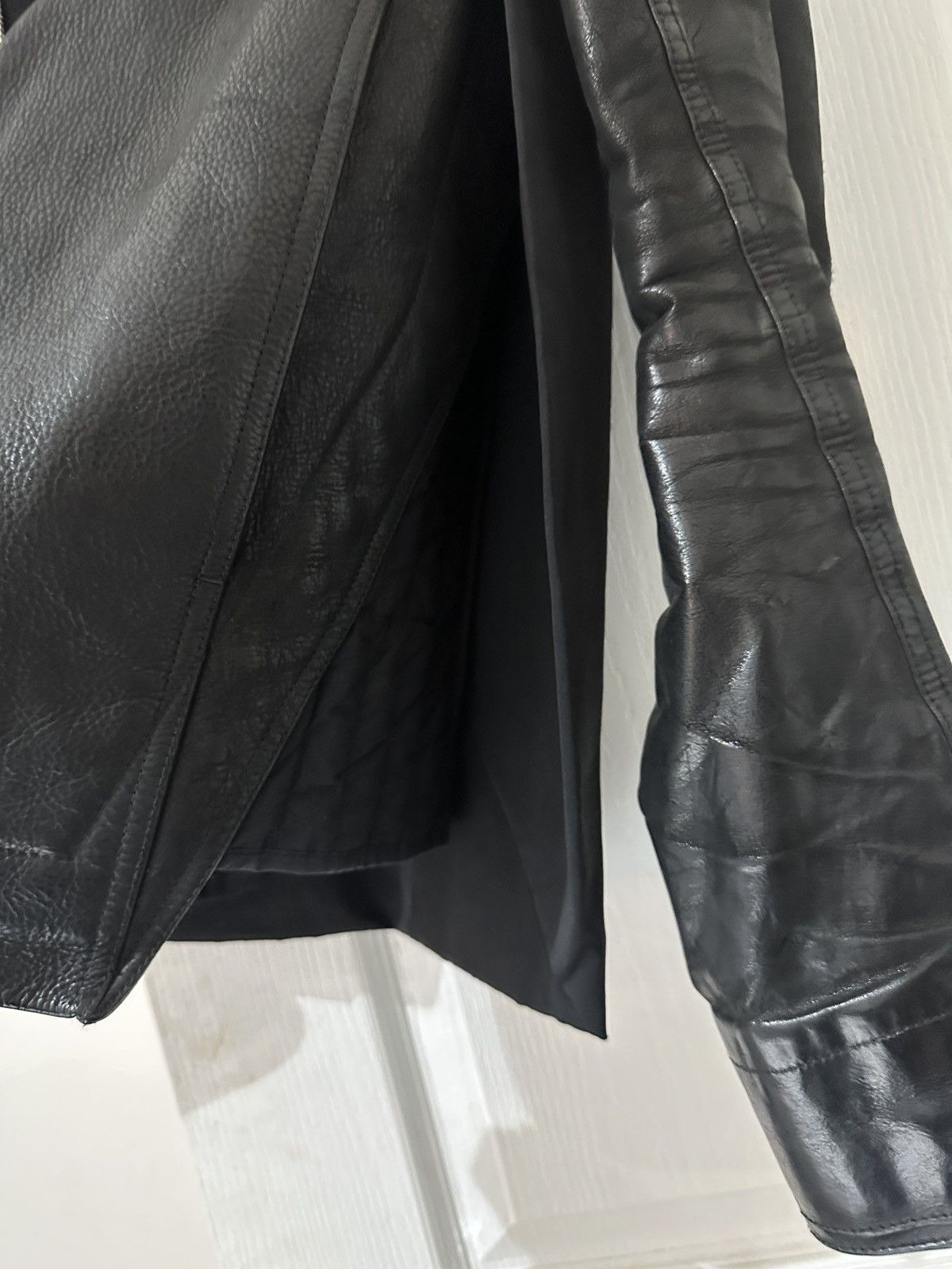Rick Owens Rick Owens fw14 Moody Leather, Down, and Wool Jacket Size US M / EU 48-50 / 2 - 9 Thumbnail