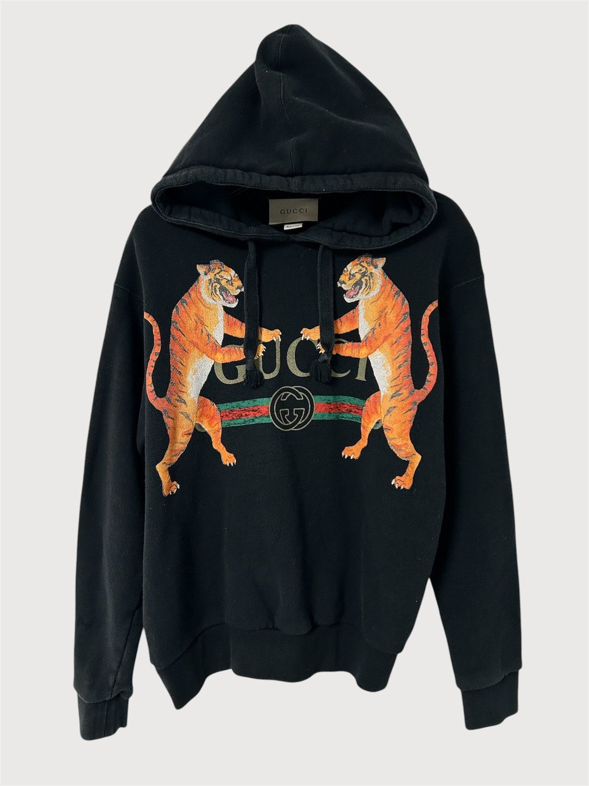 Gucci 2017 Bengal Tiger Logo Hoodie Size US XXS / EU 40 - 1 Thumbnail