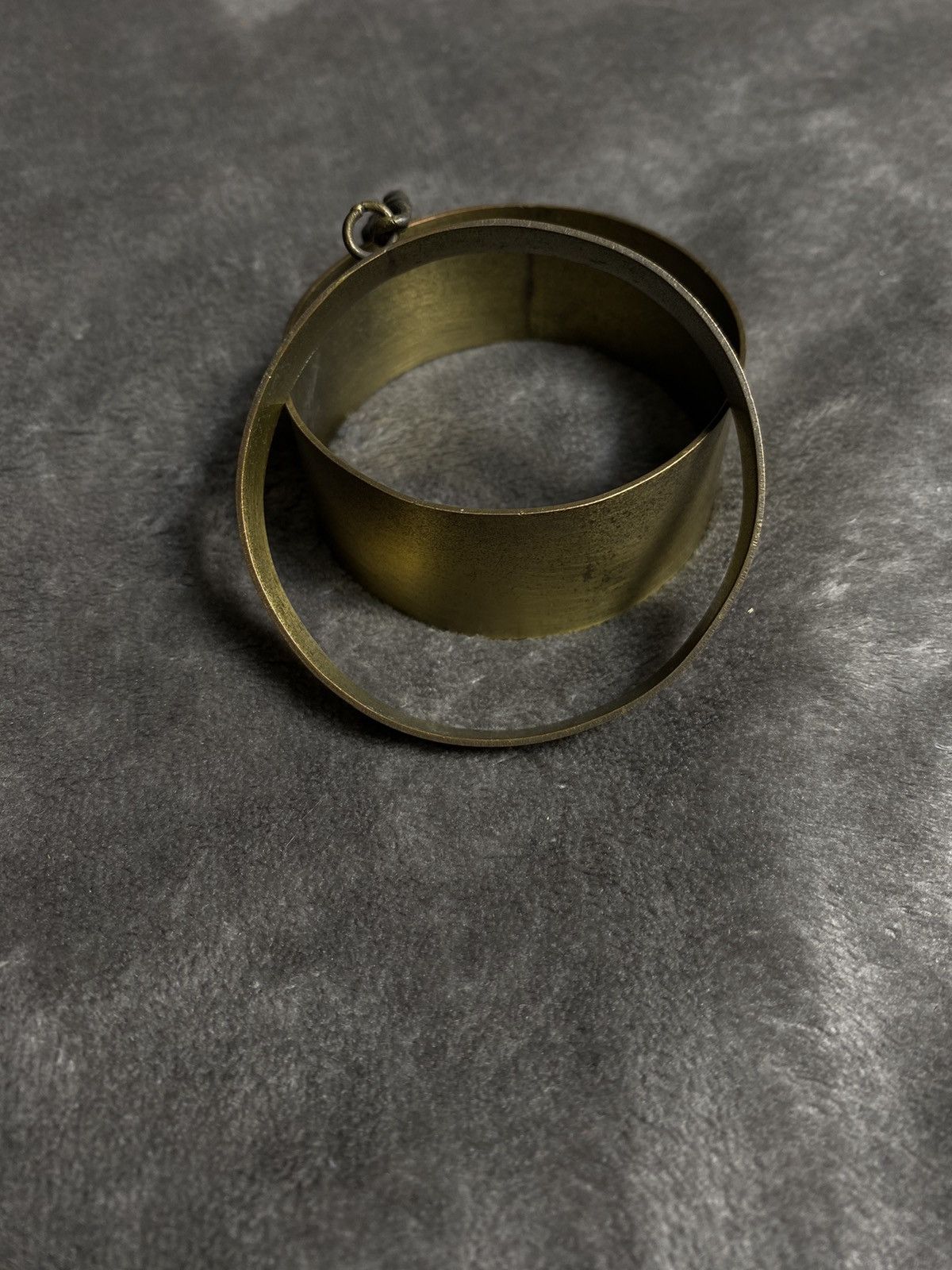 Jewelry Vintage Brass Bracelet with Coin Pendant Size ONE SIZE - 3 Thumbnail