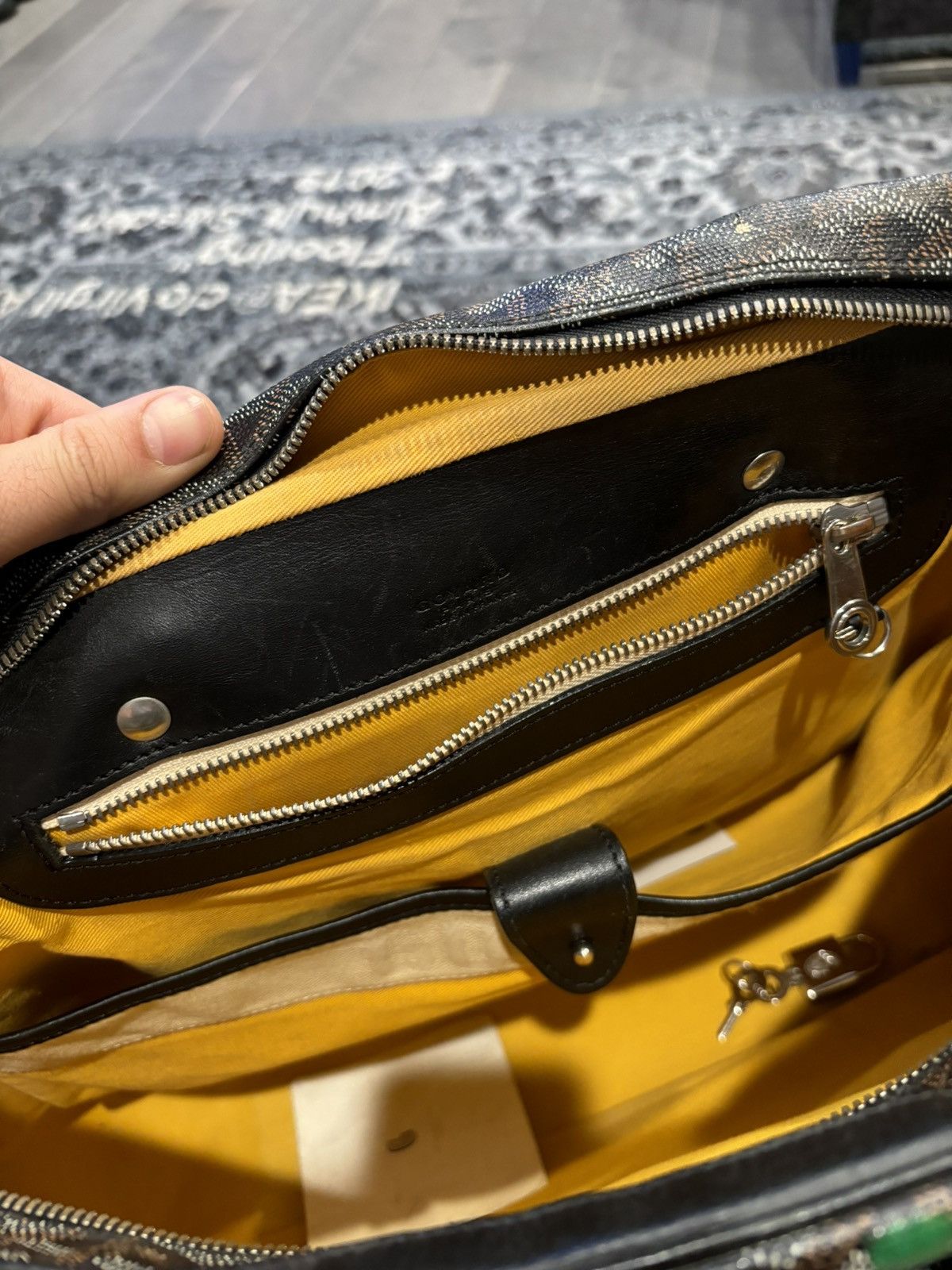Goyard Goyard carry on luggage black bag Size ONE SIZE - 9 Thumbnail