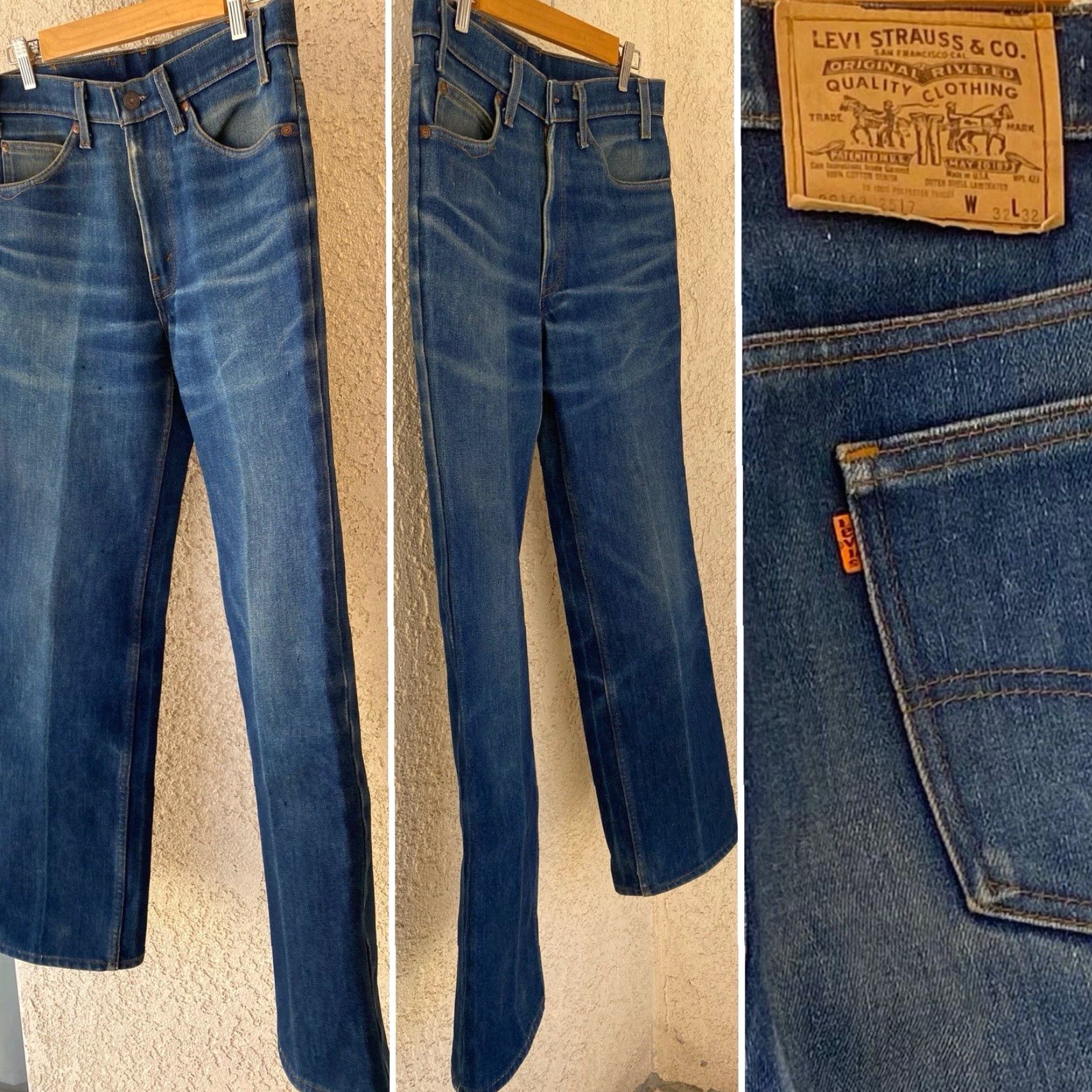 Levi's VINTAGE Levi’s Jeans Main Selling Point? Levi’s 2517 Denim Jeans W32 L32 Red Interior USA Made Regular 32 32 Blue 80s Cowboy Straight 5-Pocket Mens Size US 32 / EU 48 - 3 Thumbnail