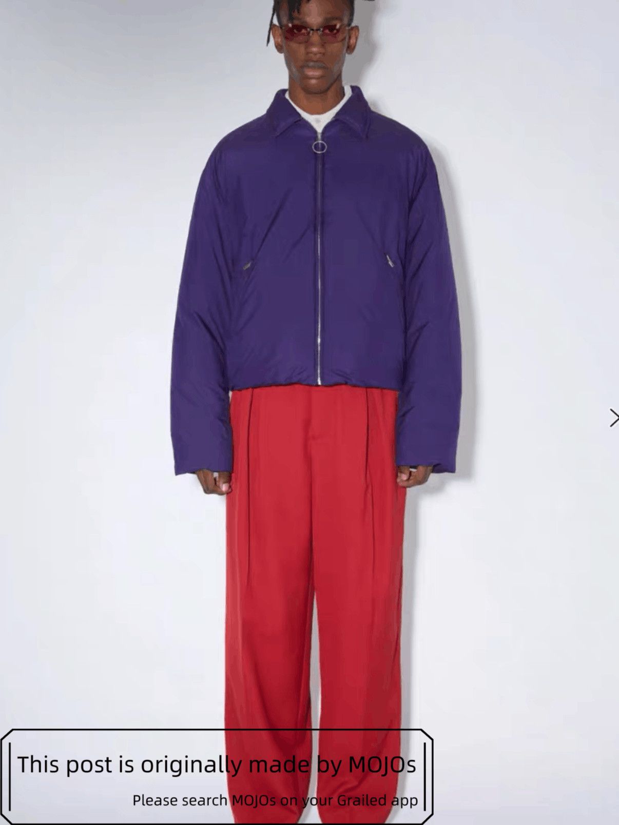 Acne Studios Acne Studios Oversied Purple Puffer Jacket mojos1736 Size US S / EU 44-46 / 1 - 8 Thumbnail