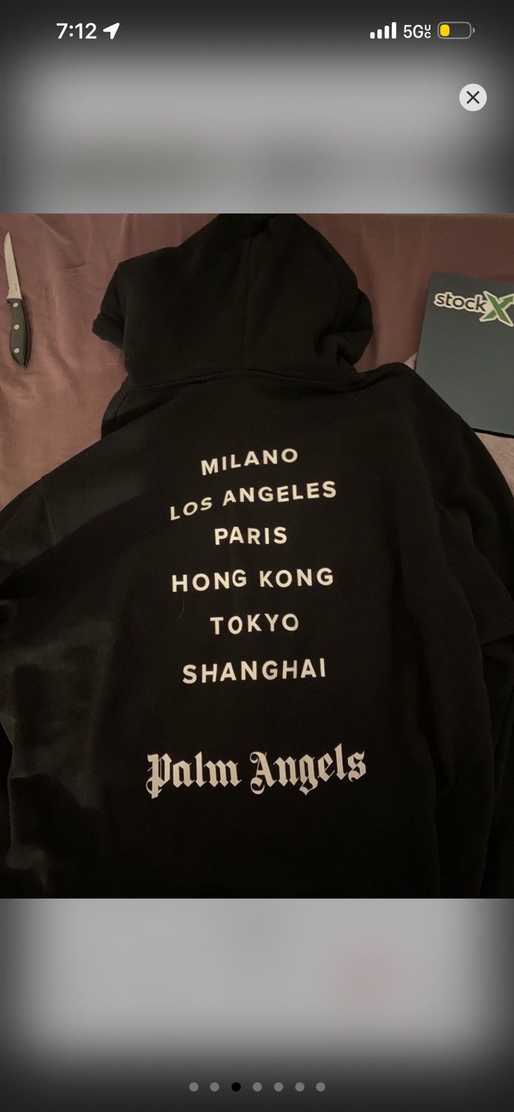 Palm Angels Black palm angles spray hoodie Size US XL / EU 56 / 4 - 3 Thumbnail