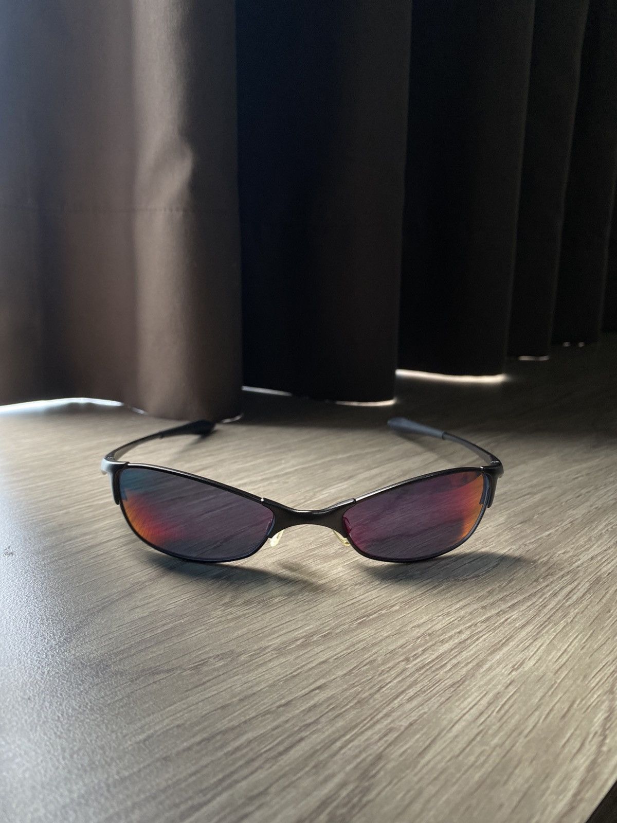 Oakley OAKLEY 2002 WIRETAP SUNGLASSES Size ONE SIZE - 5 Thumbnail
