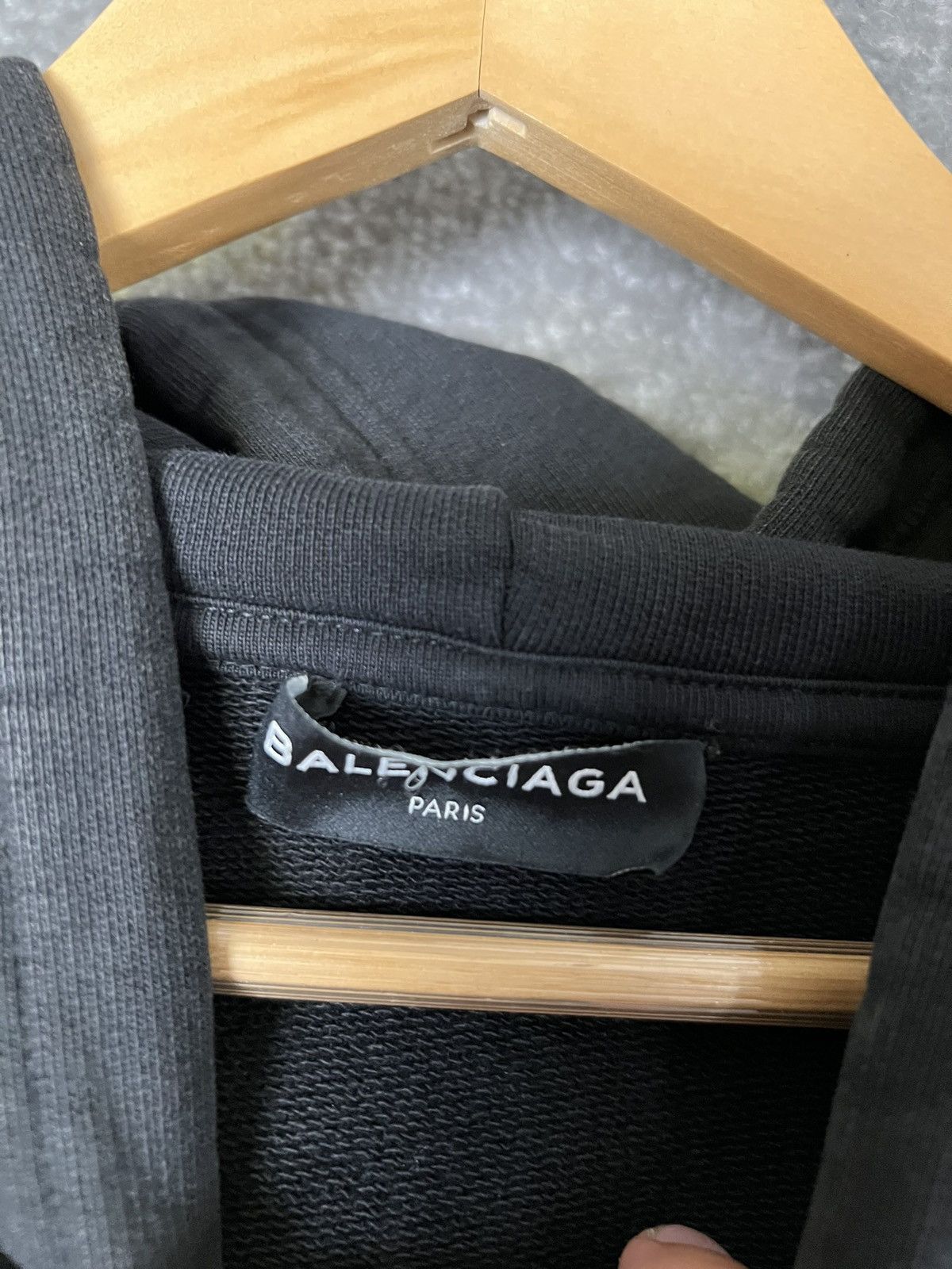 Balenciaga Balenciaga Sinners Logo Black Hoodie Small Size US S / EU 44-46 / 1 - 3 Thumbnail