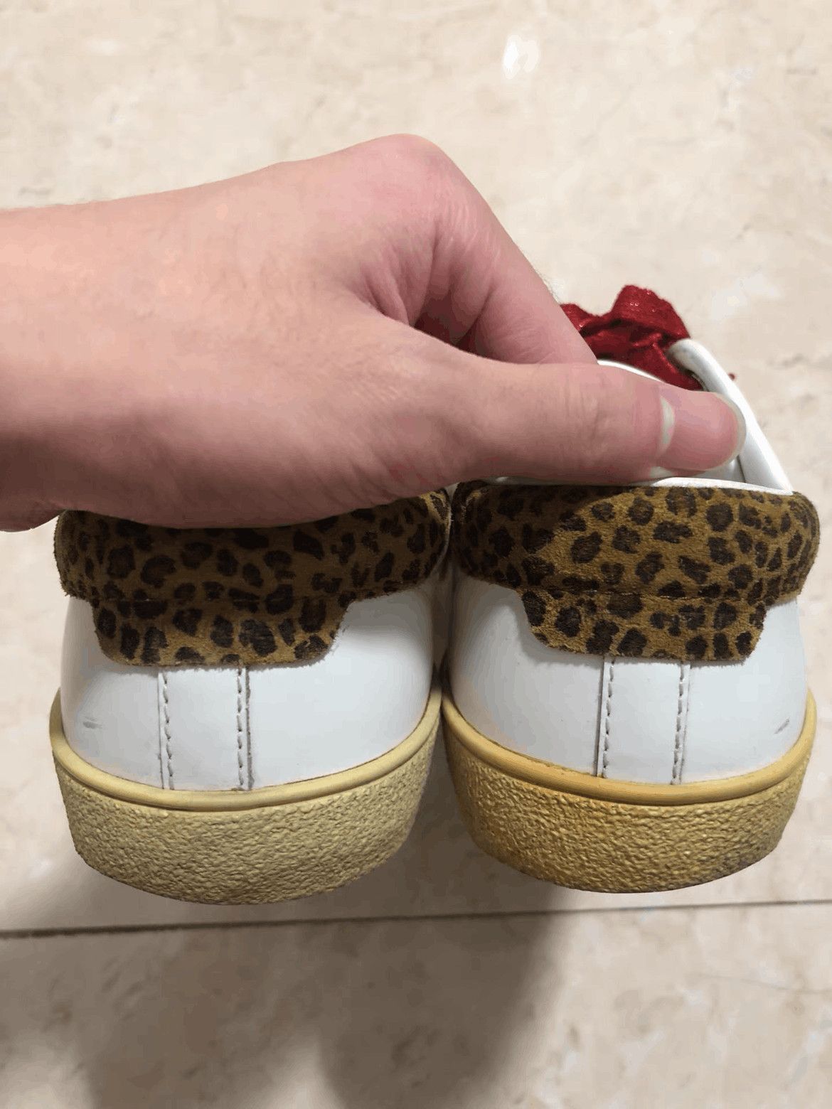 Saint Laurent Paris Sz 41.5 Saint Laurent Paris by Hedi 16SS Diamond Sneaker-25 Size US 8.5 / EU 41-42 - 4 Thumbnail