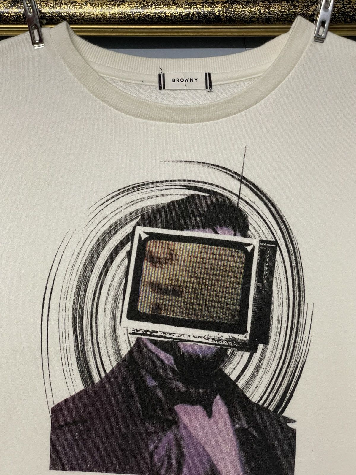 Designer × Japanese Brand × Vintage Vintage 1990s Japan Designer Browny Art Work Television Tee Size US M / EU 48-50 / 2 - 3 Thumbnail