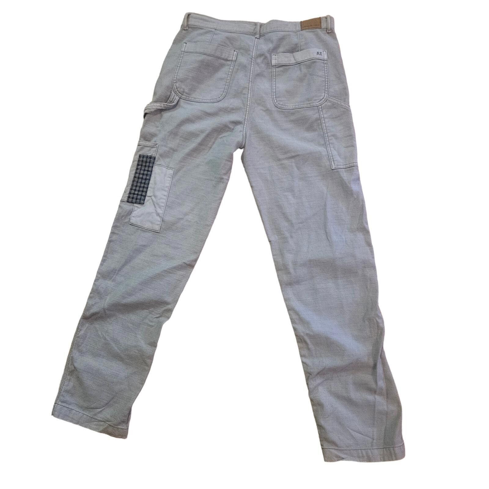 American Eagle Outfitters American Eagle Carpenter Pants Stretch Straight Leg Size 8 Size 30" / US 8 / IT 44 - 2 Thumbnail
