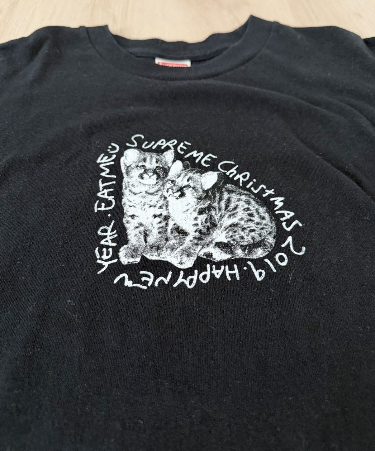 Supreme Supreme FW19 Eat Me Tee Black Size US M / EU 48-50 / 2 - 3 Thumbnail