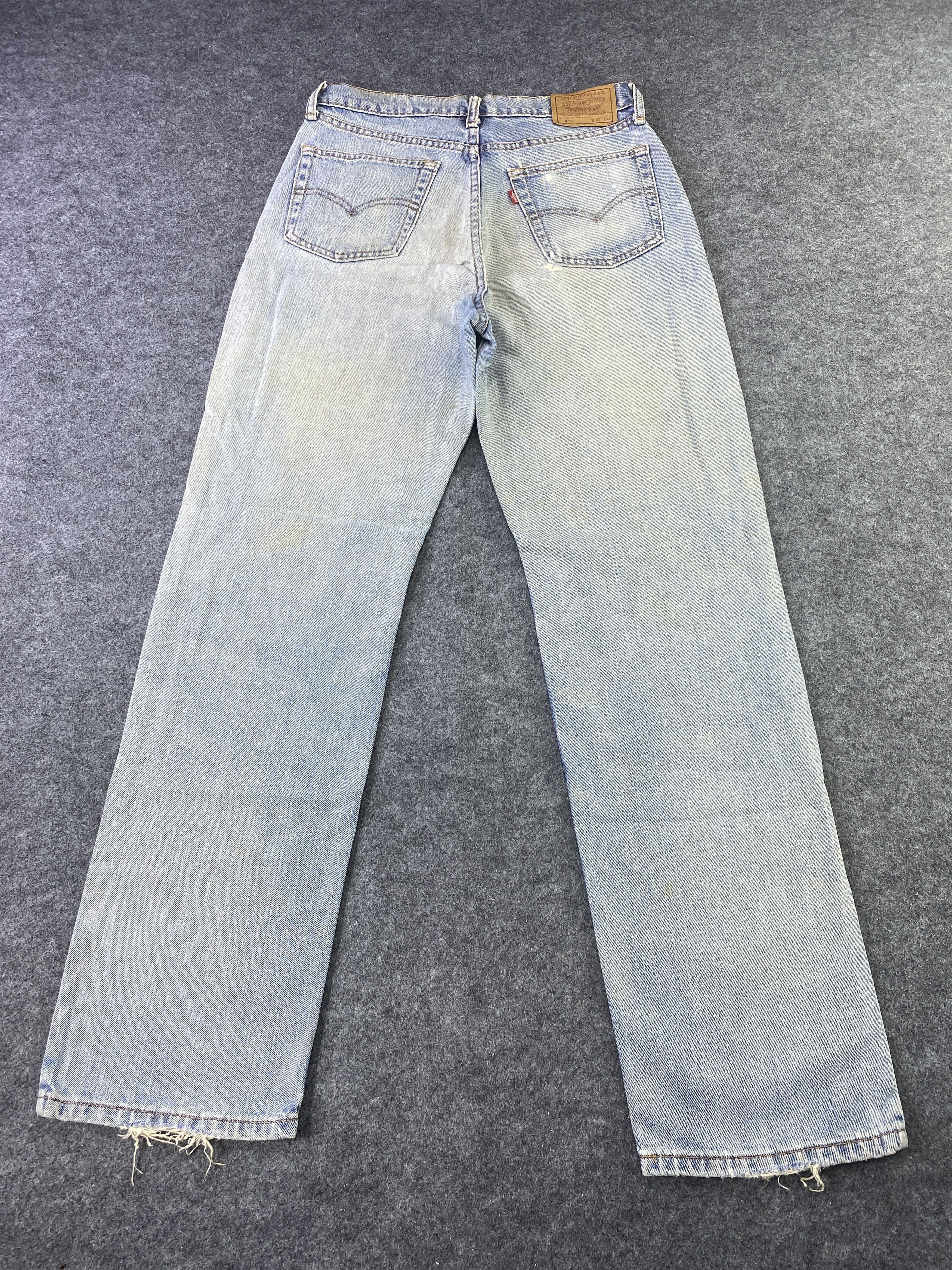 Levi's VINTAGE LEVI'S 519 DISTRESS BLUE WASH JEANS - J911 Size US 29 - 4 Thumbnail