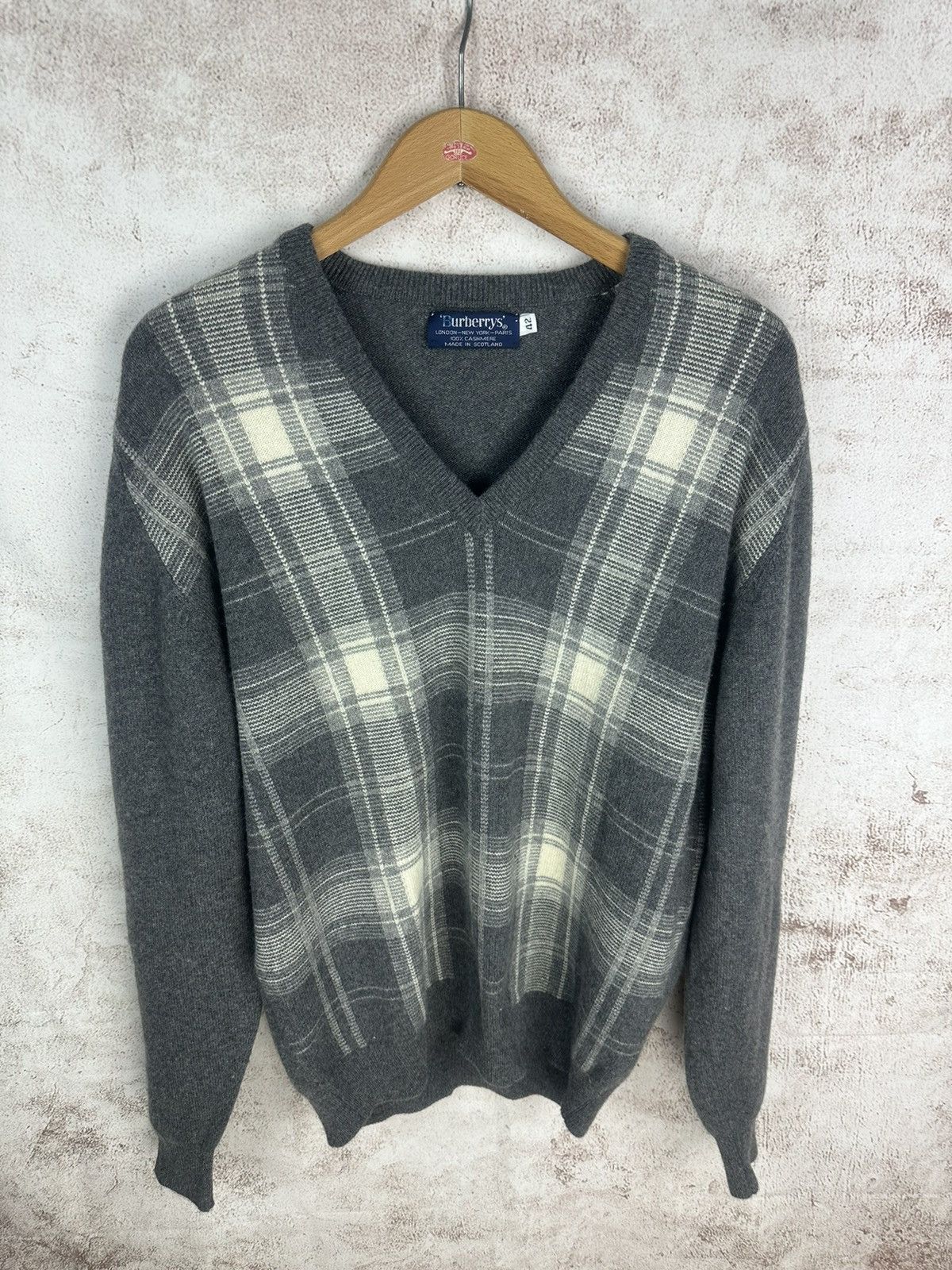 Burberry × Luxury Burberry Cashmere 100% Knit sweater jumper | Grailed