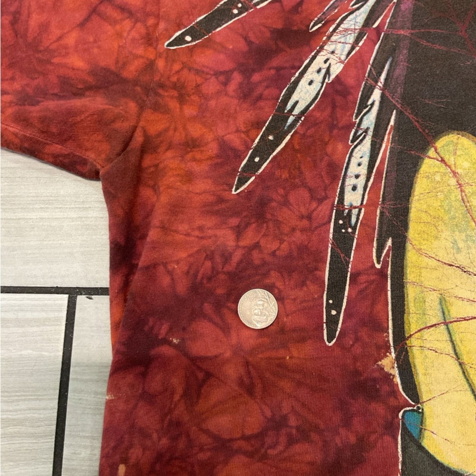 Delta Vintage 1995 The Mountain Native American Tie-Dye T-Shirt Size US L / EU 52-54 / 3 - 5 Thumbnail