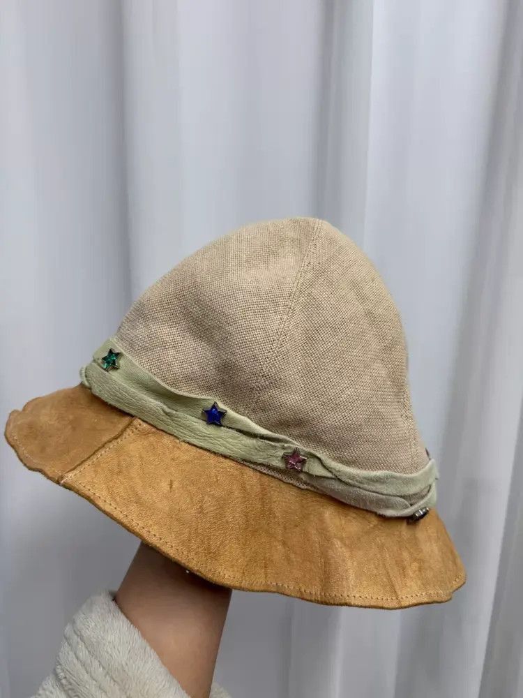 Takahiromiyashita The Soloist. Takahitomiyashita the Soloist Leather Joint Hat-2507 Size ONE SIZE - 3 Thumbnail