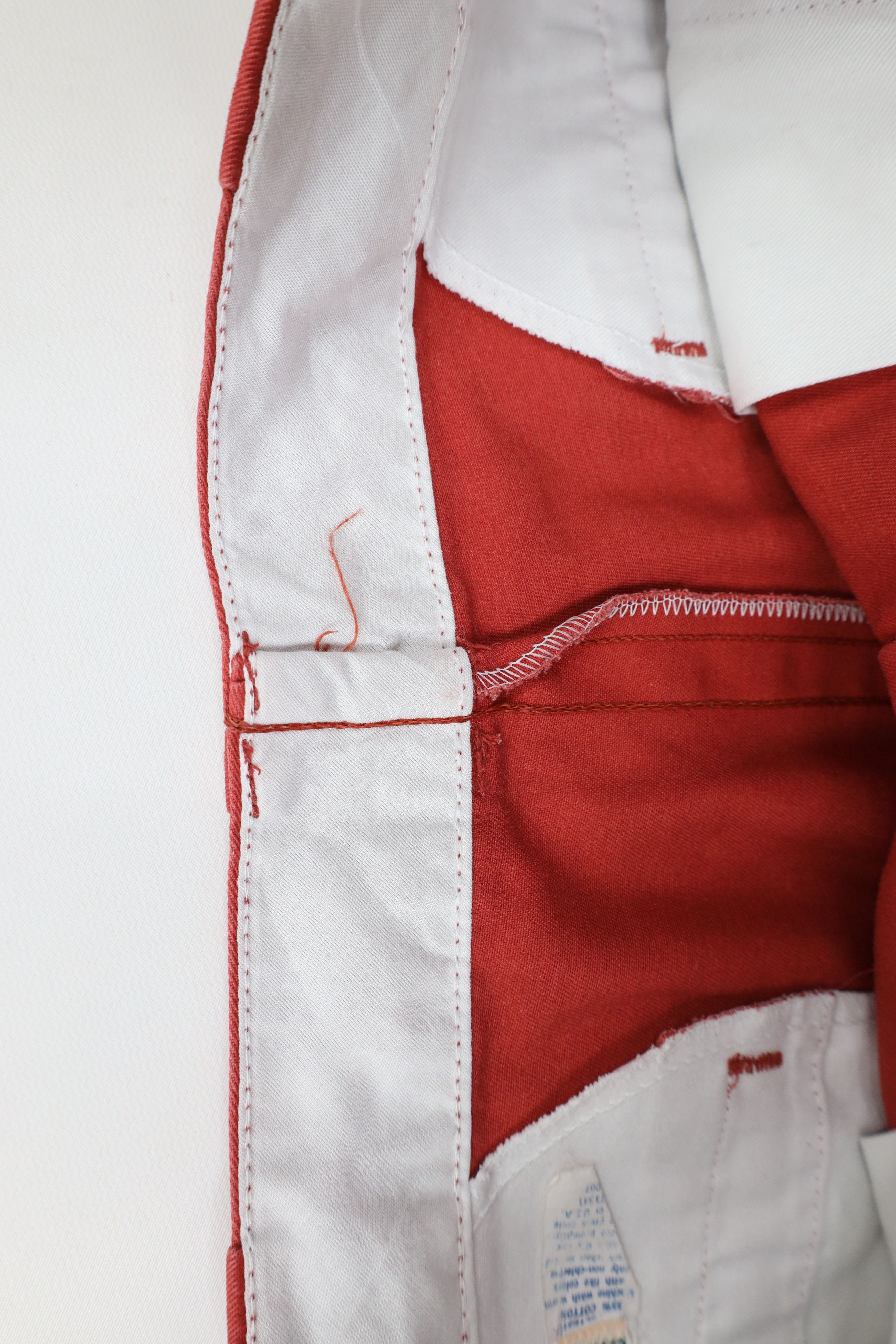 L.L. Bean × Vintage Vintage 90s LL Bean Above Knee Chino Shorts Cotton Red USA Size US 32 / EU 48 - 3 Thumbnail