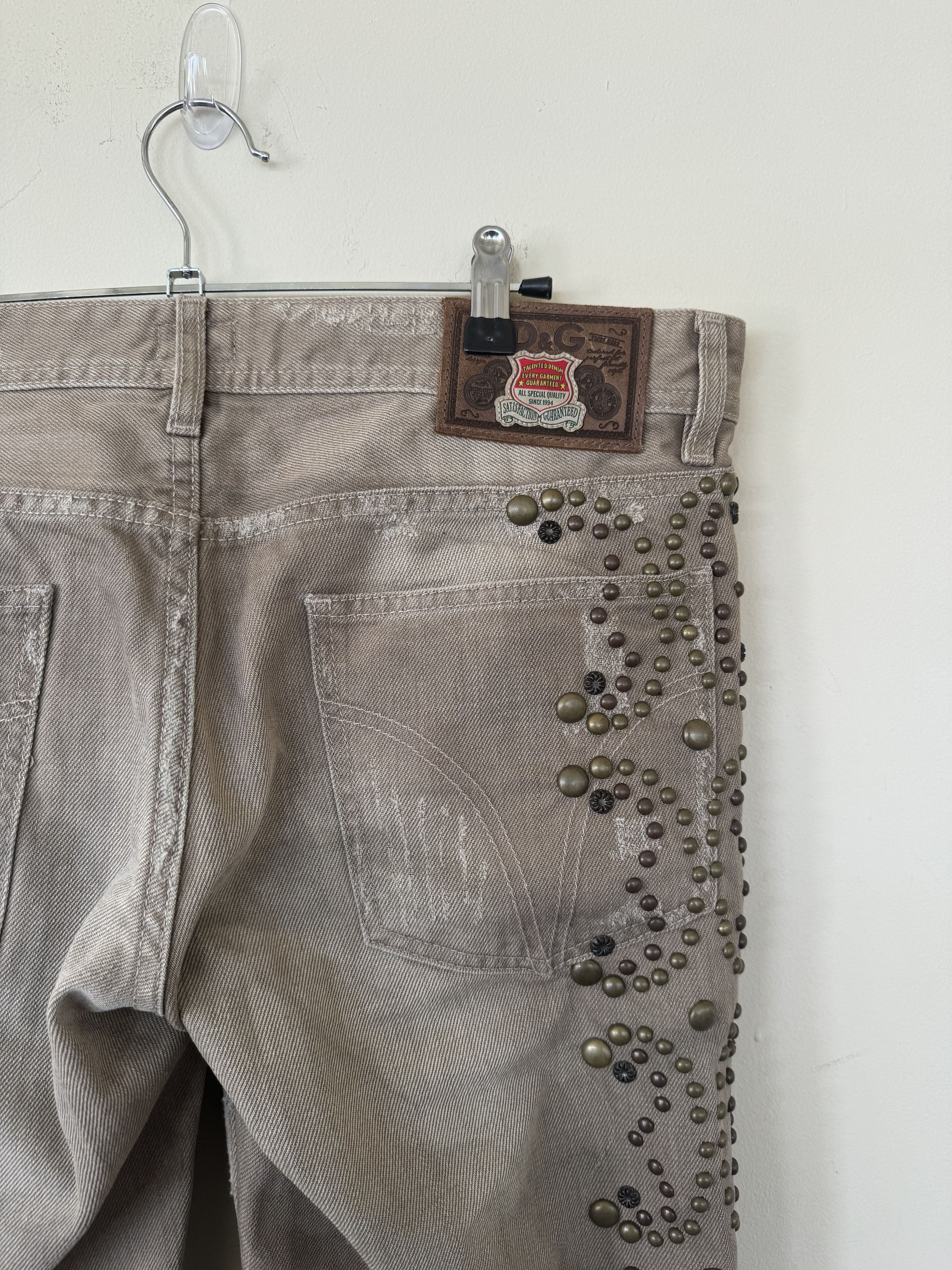 Dolce & Gabbana Vintage Studded Dolce & Gabbana Denim Size US 33 - 9 Thumbnail