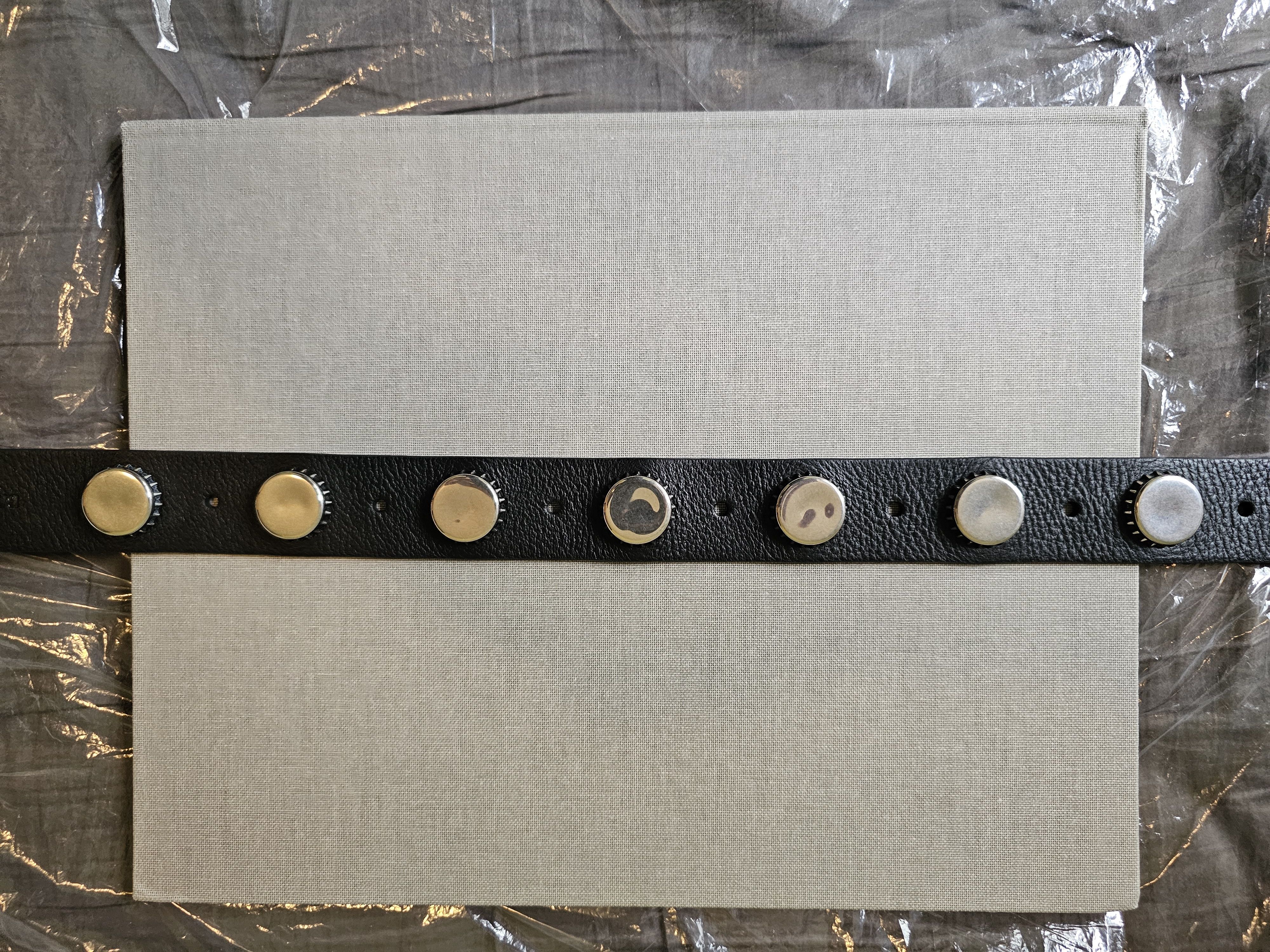 Balenciaga Balenciaga Bottle Caps Belt in Black size 90 Size 32 - 7 Thumbnail