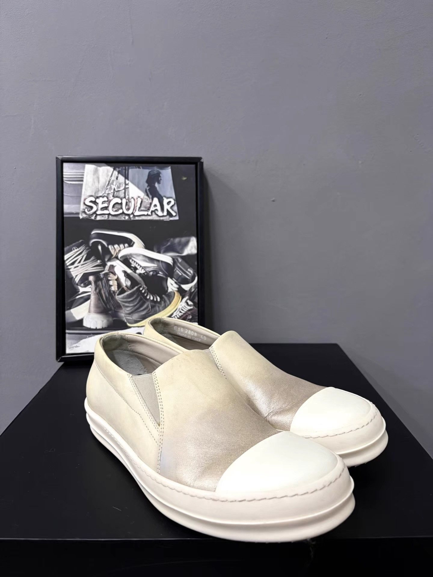 Rick Owens Rick Owens Mainline Leather Big Converse Slip-On K34 Size US 7 / EU 40 - 3 Thumbnail